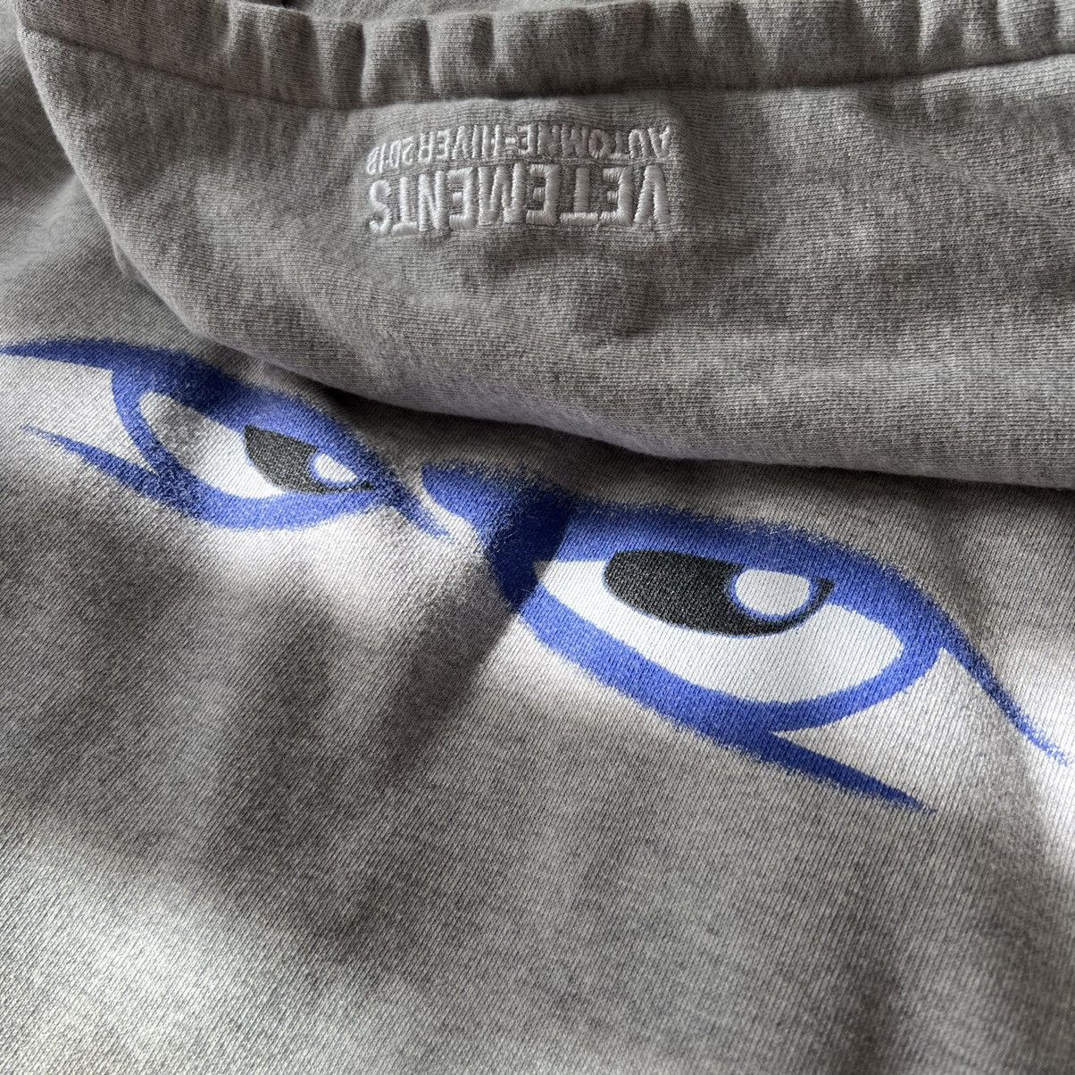 Vetements 🔥🔥Vetements Cotton Eyes Print Oversized Hoodie Dress Size S / US 4 / IT 40 - 9 Thumbnail