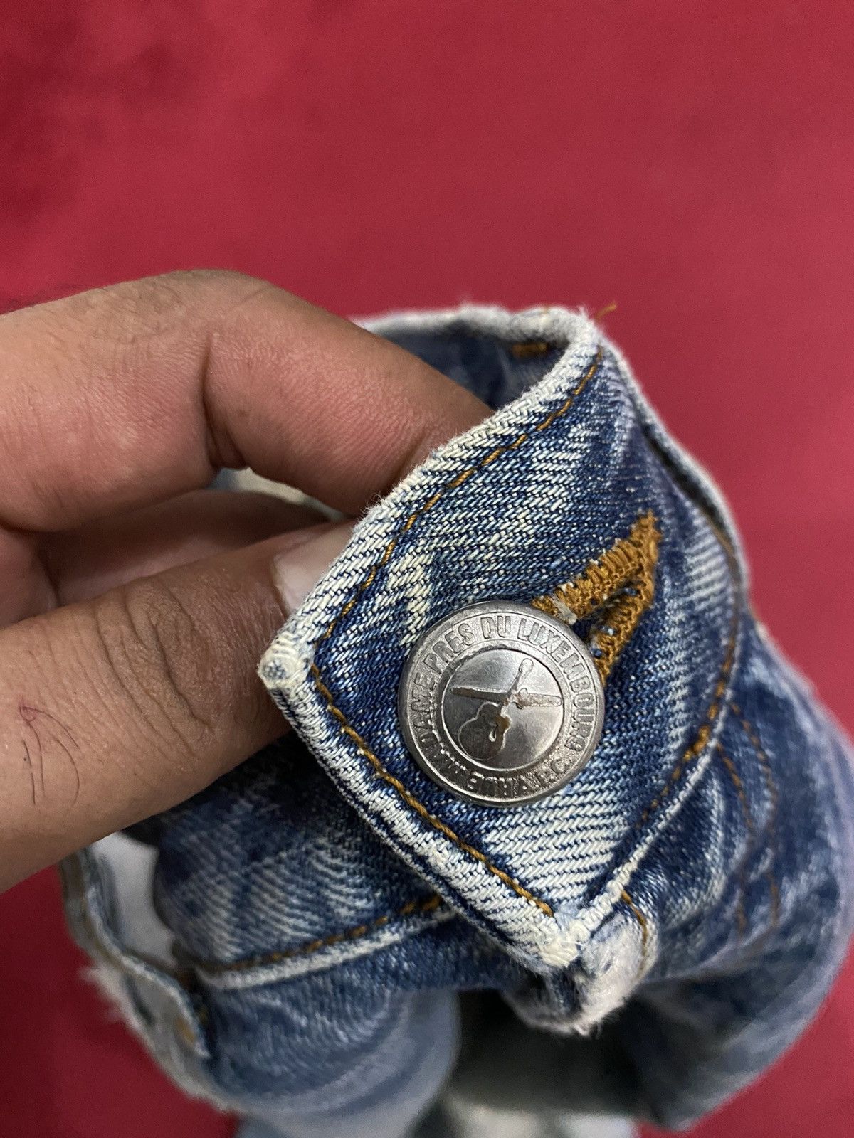 A.P.C. 🔥Vintage A.P.C Straight Cut Distress Denime Style Size US 31 - 9 Thumbnail