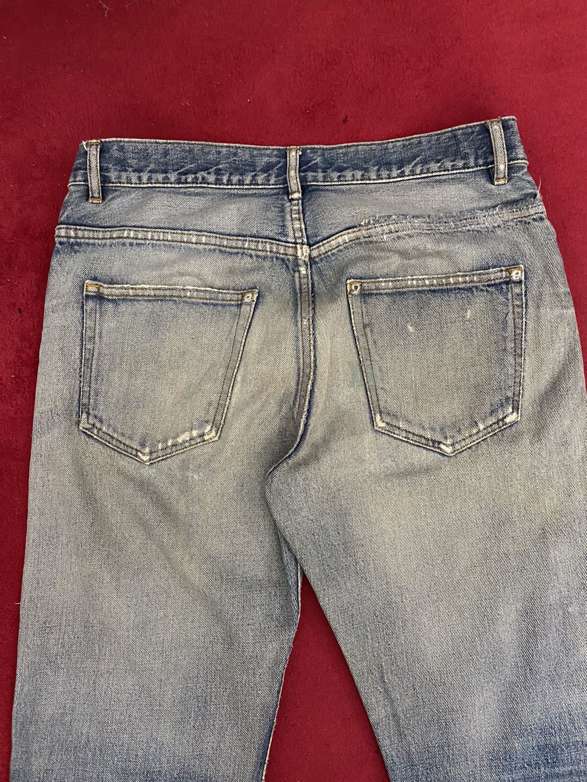 A.P.C. 🔥Vintage A.P.C Straight Cut Distress Denime Style Size US 31 - 11 Thumbnail