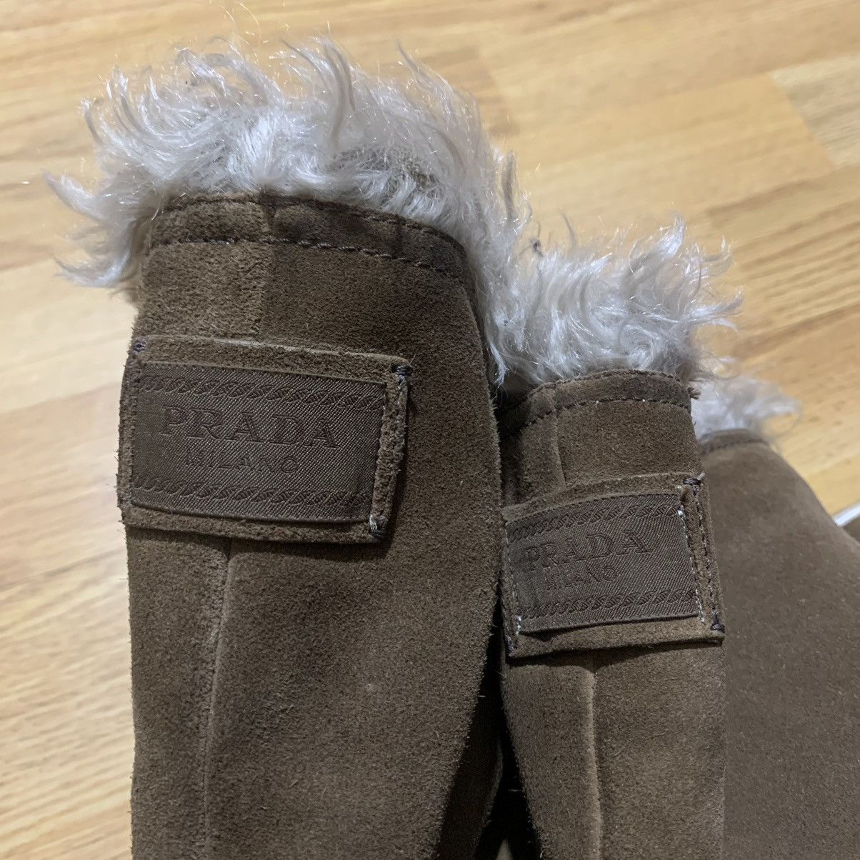 Prada ❄️❄️Vintage Prada Winter Boots Size US 7.5 / EU 40-41 - 3 Thumbnail