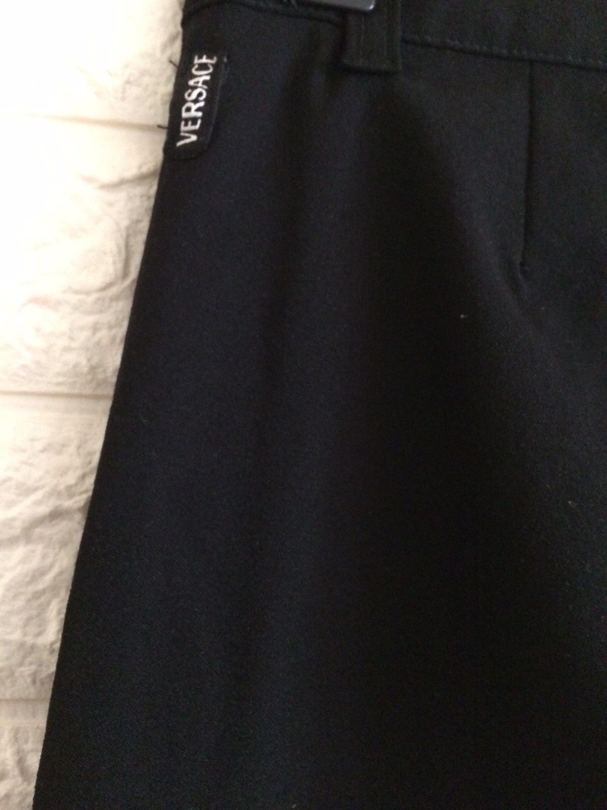 Versace 90s Vintage Versace Black Pants Size US 30 / EU 46 - 7 Thumbnail