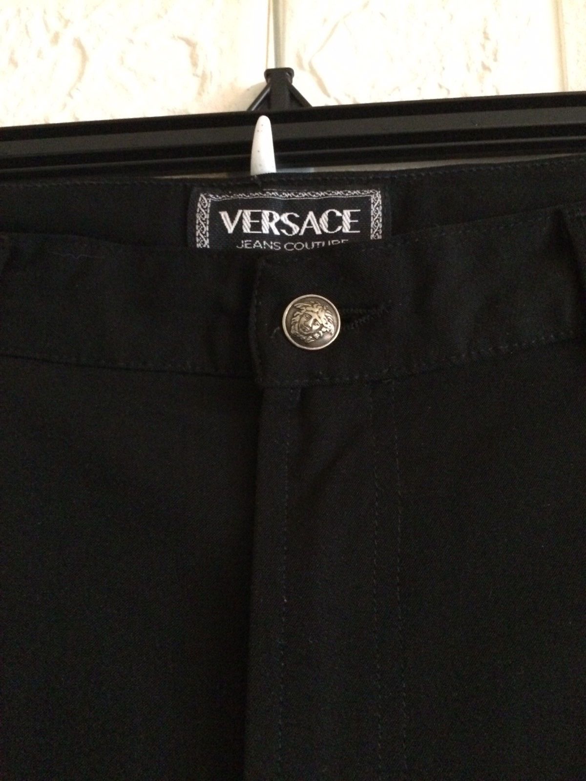 Versace 90s Vintage Versace Black Pants Size US 30 / EU 46 - 6 Thumbnail