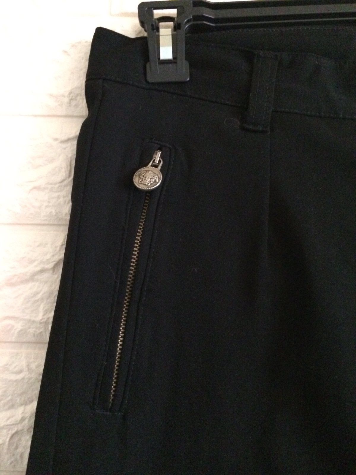 Versace 90s Vintage Versace Black Pants Size US 30 / EU 46 - 3 Thumbnail