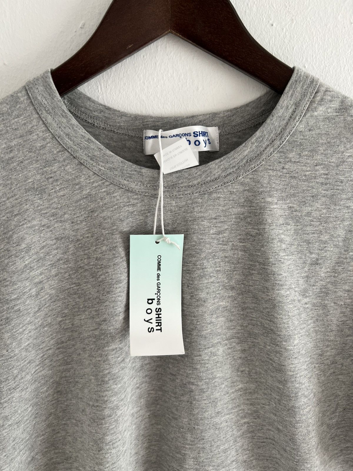 Comme des Garcons 🔥🔥Comme Des Garçons Shirt Boys Grey T-Shirt Size US M / EU 48-50 / 2 - 5 Thumbnail
