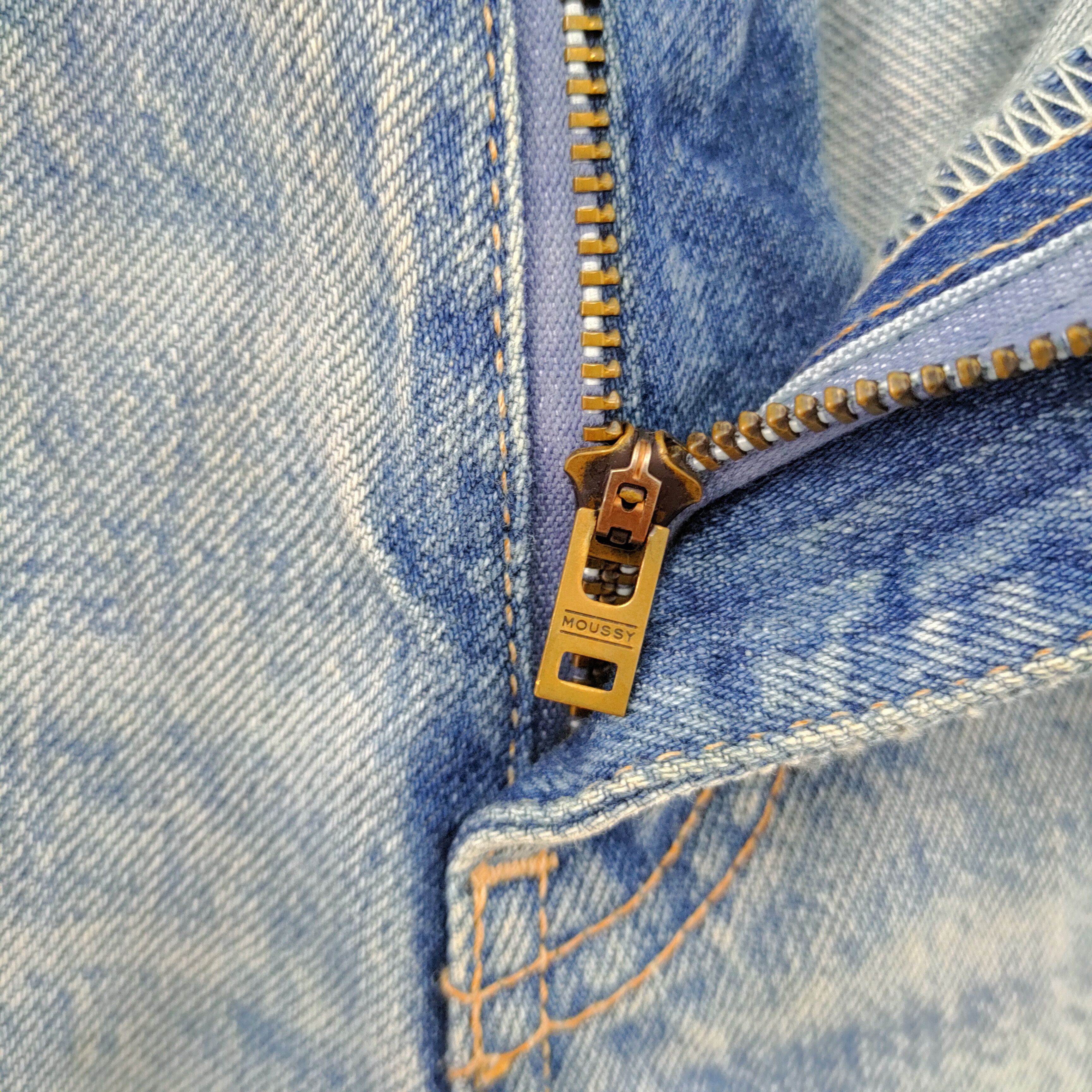 MOUSSY VINTAGE MOUSY JEANS DISTRESSED STYLE KURT COBAIN Size US 26 / EU 42 - 10 Thumbnail