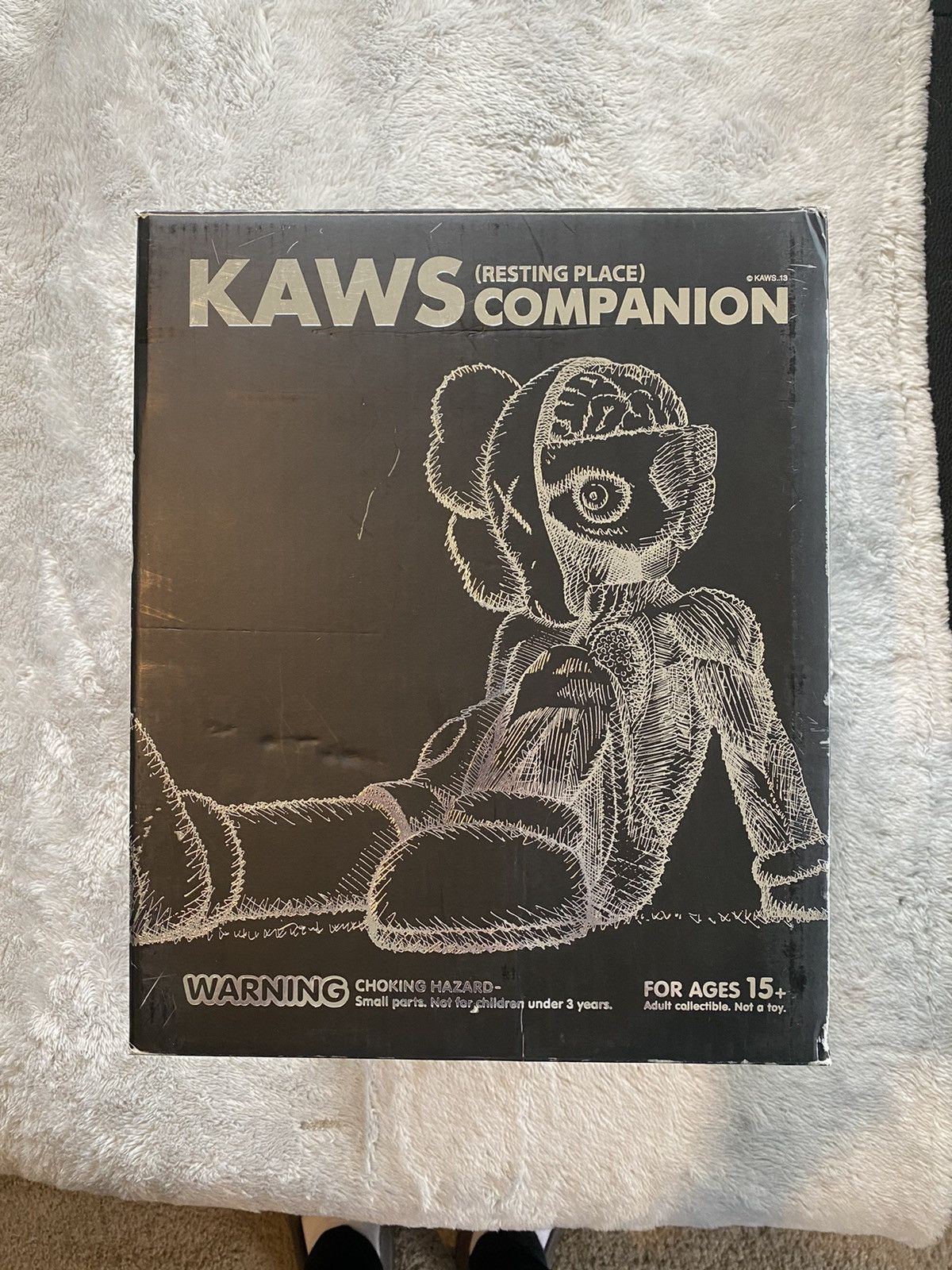 image of Kaws Resting Place Companion Black OG Box 100% Authentic, Men's