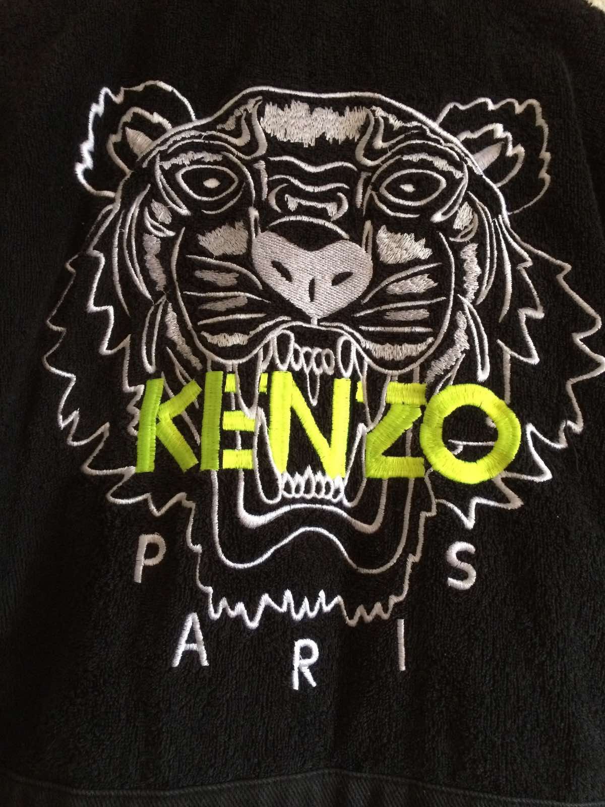 Kenzo Kenzo Black Bathrobe Size M / US 6-8 / IT 42-44 - 3 Thumbnail