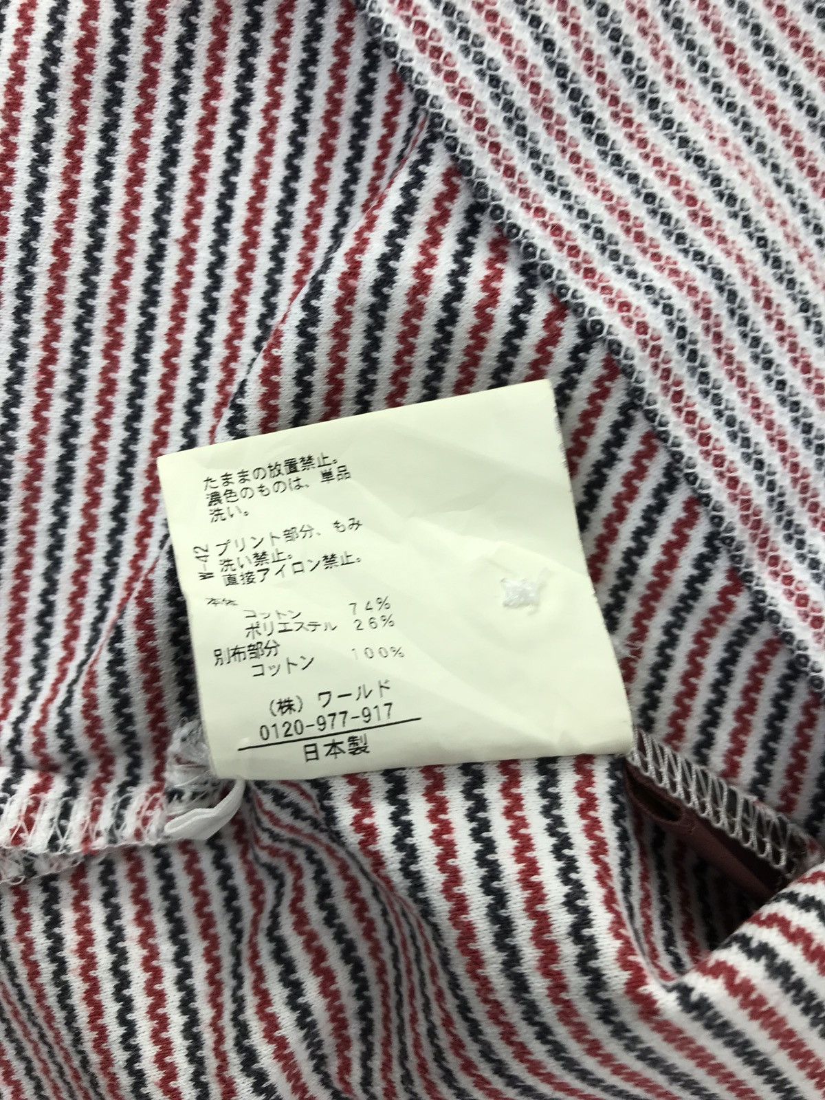 Takeo Kikuchi Vintage Takeo Kikuchi Striped singgle pocket Size US M / EU 48-50 / 2 - 9 Thumbnail