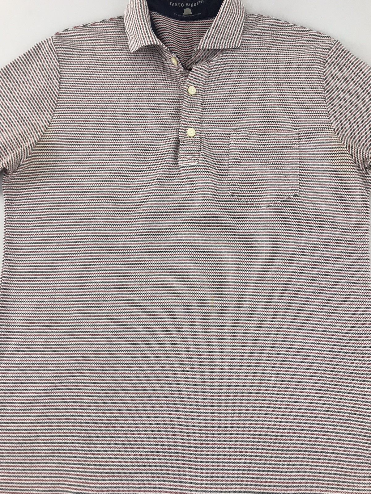 Takeo Kikuchi Vintage Takeo Kikuchi Striped singgle pocket Size US M / EU 48-50 / 2 - 3 Thumbnail