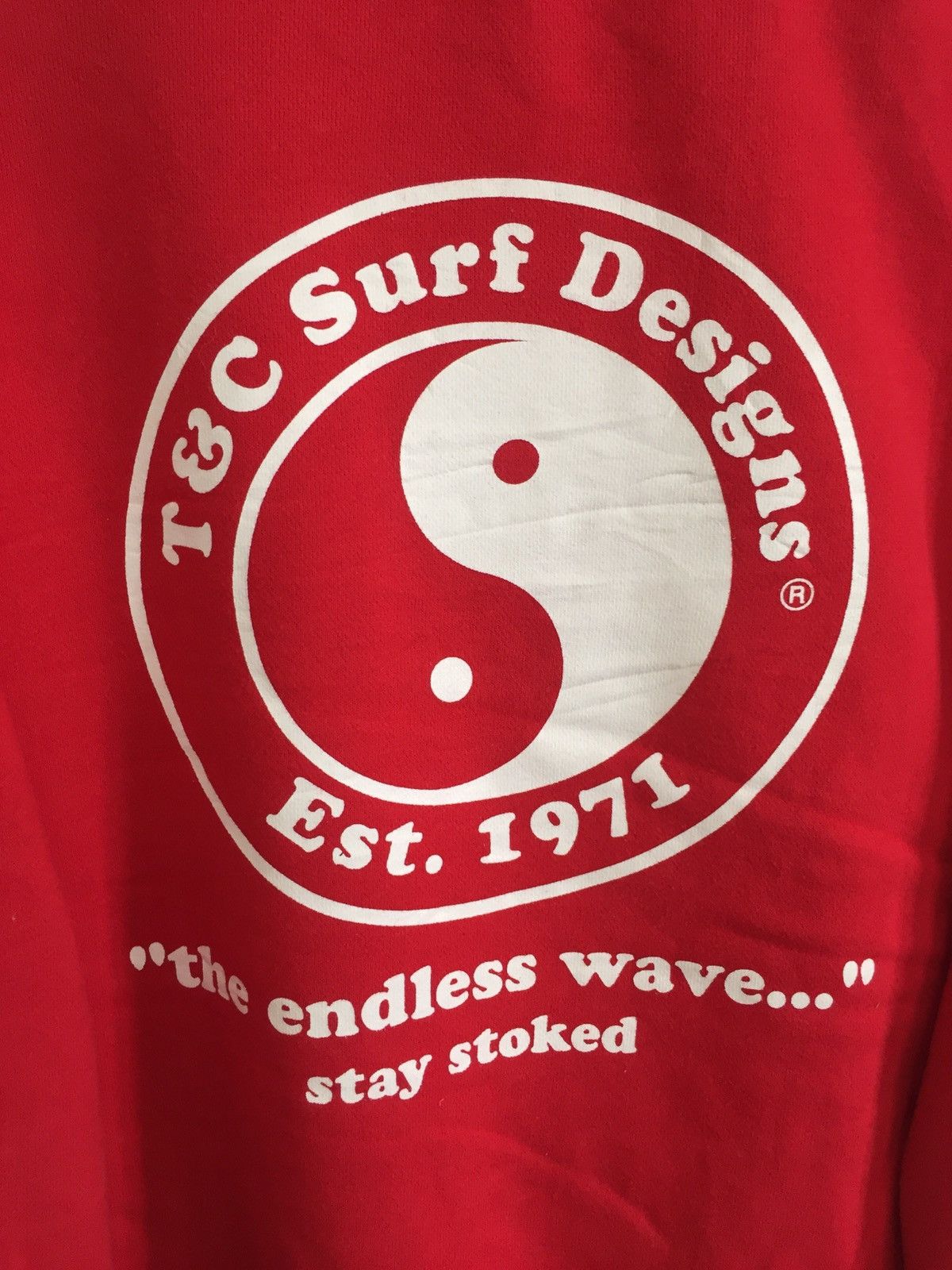 Ron Jon Surf Shop Vintage T&C Yin Yang Big Logo Jumper Sweatshirt Size US L / EU 52-54 / 3 - 3 Thumbnail