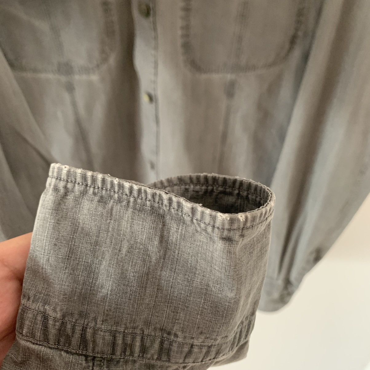 Jil Sander SS2005 Vintage Jil Sander 2 Pocket Grey Shirt Size US M / EU 48-50 / 2 - 6 Thumbnail