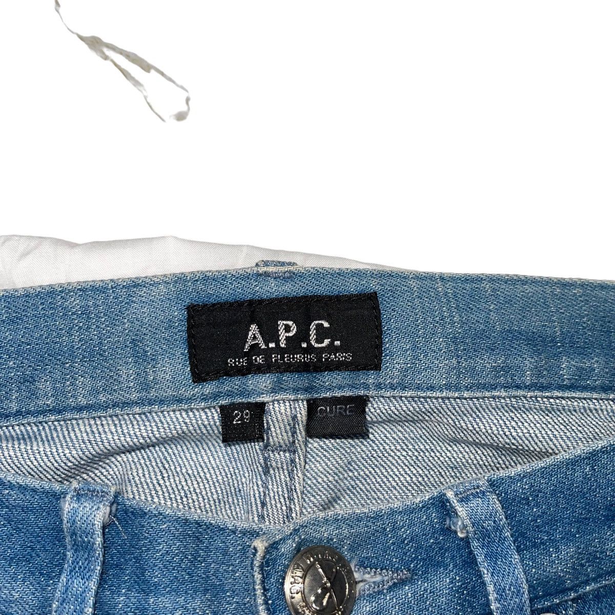 A.P.C. × In The Attic × Japanese Brand A.P.C Raw Denim Jeans Cure Straight Cut Size US 29 - 6 Thumbnail