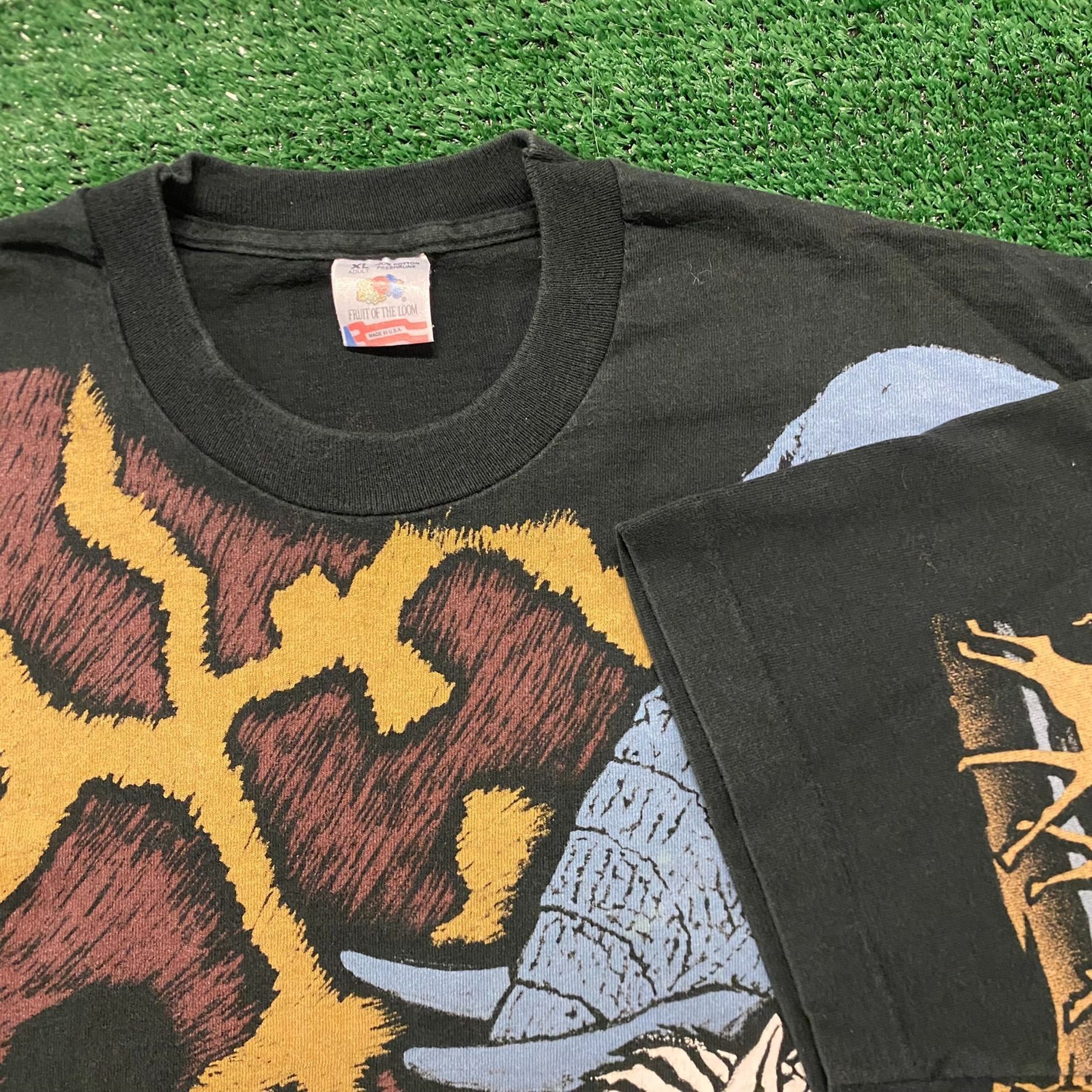 Vintage Animals Nature Wildlife Vintage 90s AOP Artwork T-Shirt Size US XL / EU 56 / 4 - 3 Thumbnail