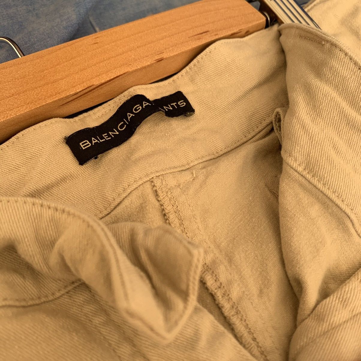 Balenciaga Balenciaga Paris Beige Jeans Size 27" / US 4 / IT 40 - 5 Thumbnail