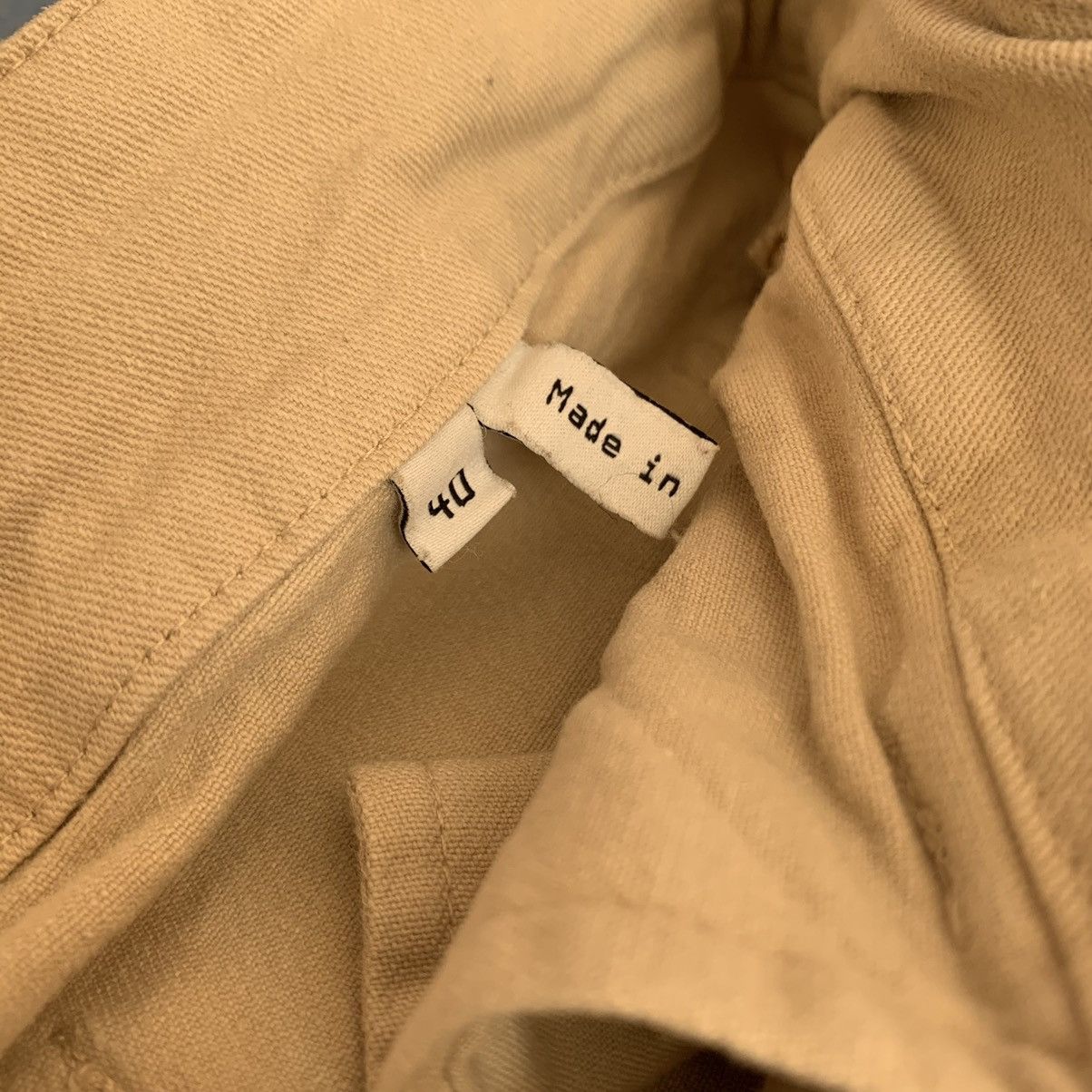 Balenciaga Balenciaga Paris Beige Jeans Size 27" / US 4 / IT 40 - 6 Thumbnail