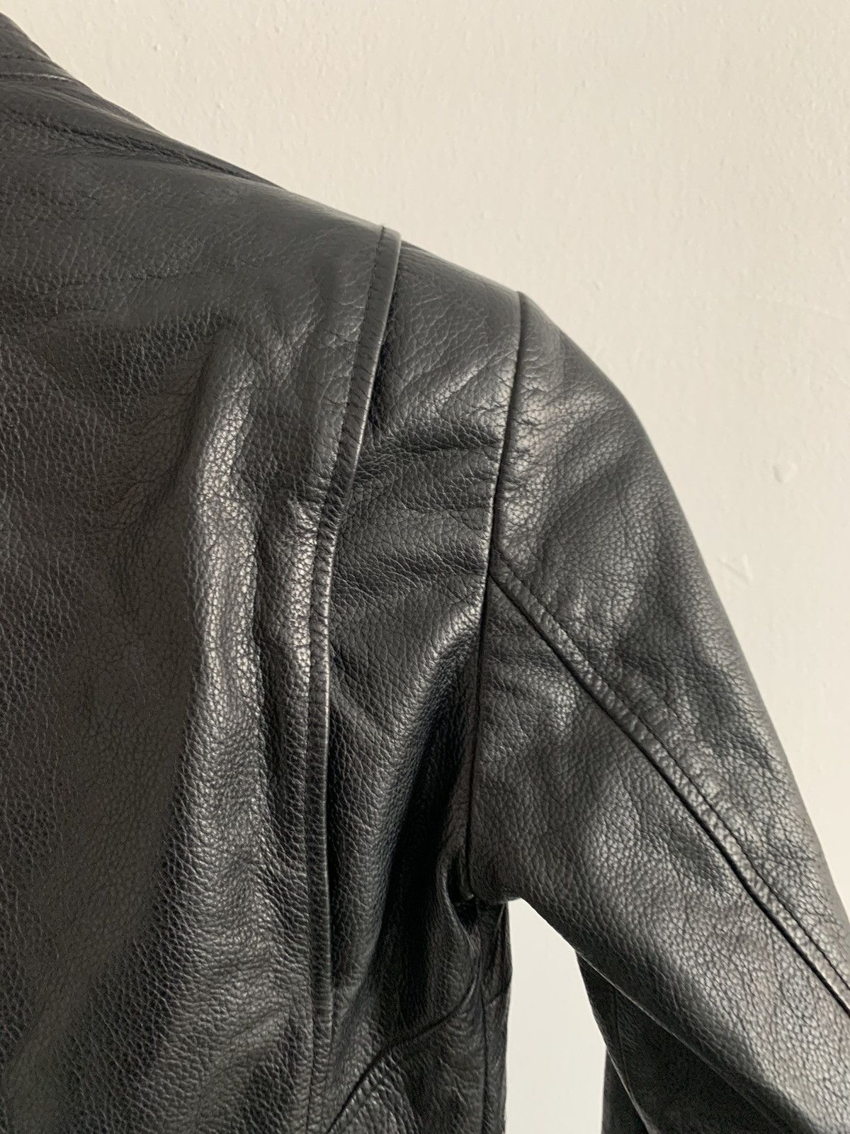 Alexander McQueen 🔥RARE Alexander McQueen Press Sample Biker Leather Jacket Size XS / US 0-2 / IT 36-38 - 6 Thumbnail