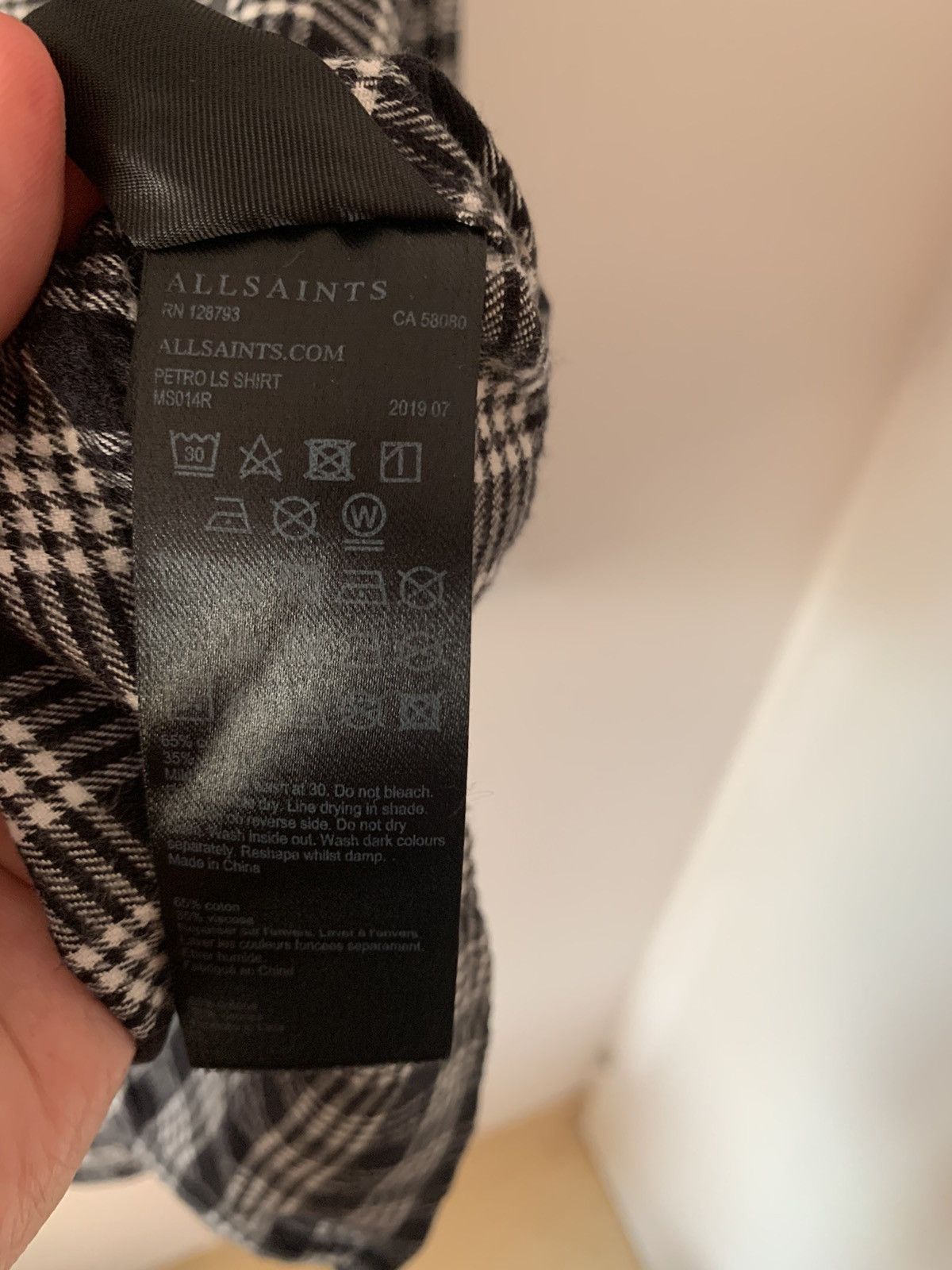 Allsaints AllSaints Petro LS Shirt Size US M / EU 48-50 / 2 - 7 Thumbnail