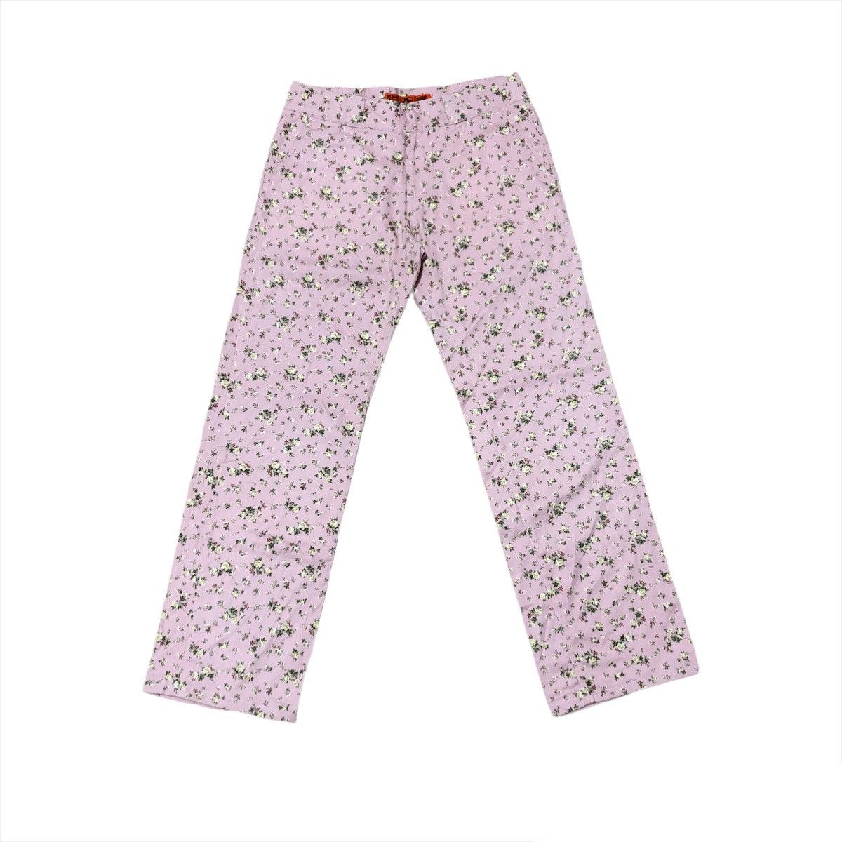 Beams Plus × Japanese Brand × Vintage Vintage Beams Boy Pink Flower Casual Pants Size US 30 / EU 46 - 1 Thumbnail