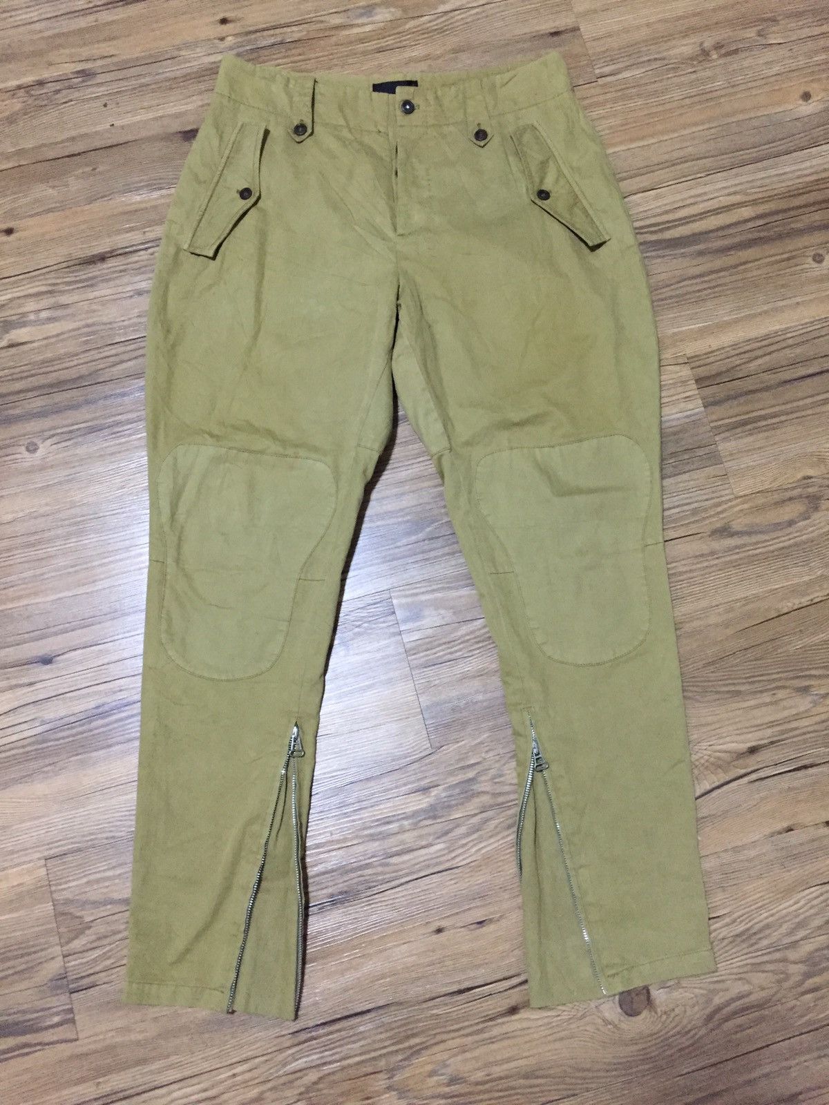 Alexander McQueen Vintage Alexander McQueen Zipper Tactical Double Knee Pants Size US 33 - 8 Thumbnail