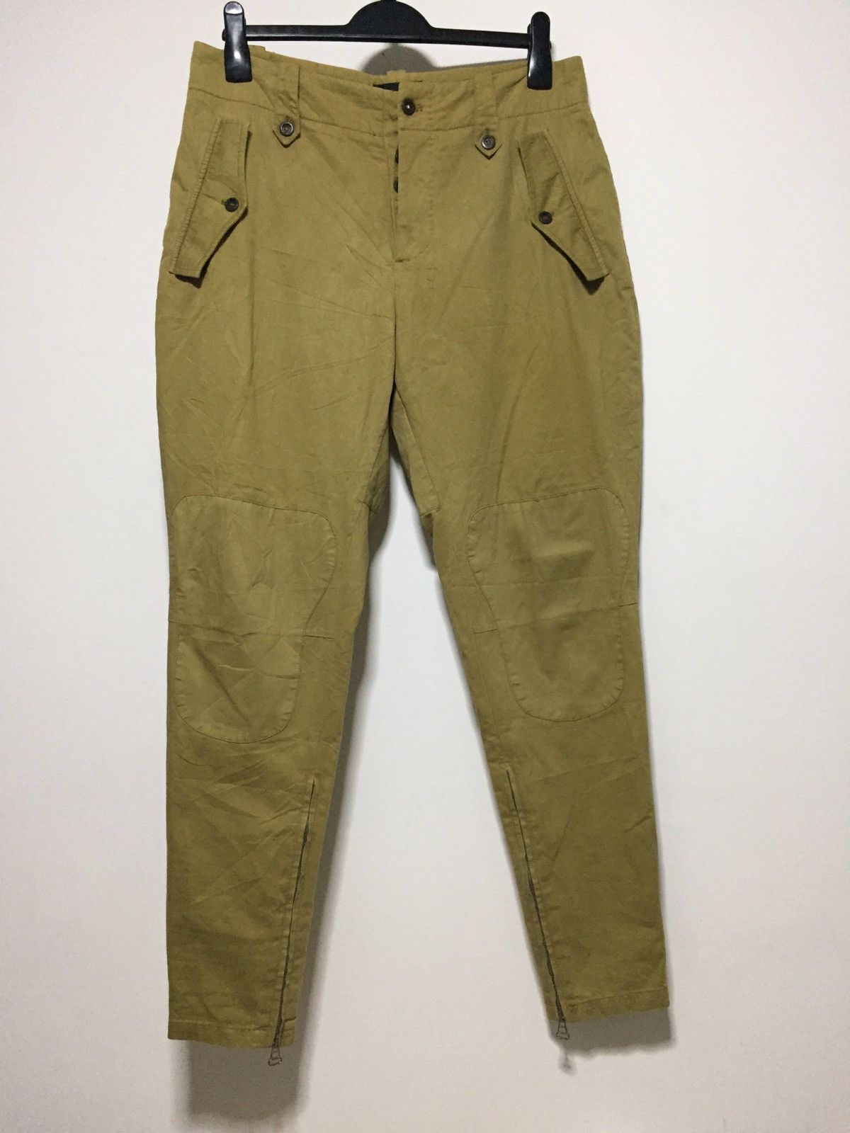 Alexander McQueen Vintage Alexander McQueen Zipper Tactical Double Knee Pants Size US 33 - 2 Thumbnail
