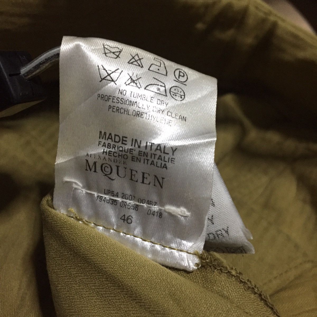 Alexander McQueen Vintage Alexander McQueen Zipper Tactical Double Knee Pants Size US 33 - 15 Thumbnail