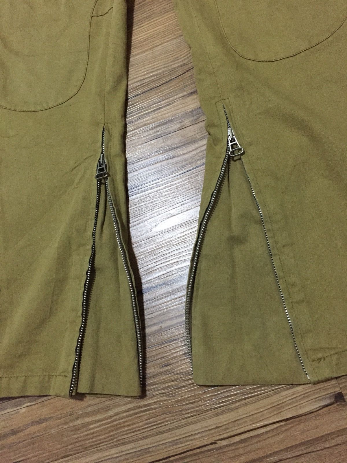 Alexander McQueen Vintage Alexander McQueen Zipper Tactical Double Knee Pants Size US 33 - 9 Thumbnail