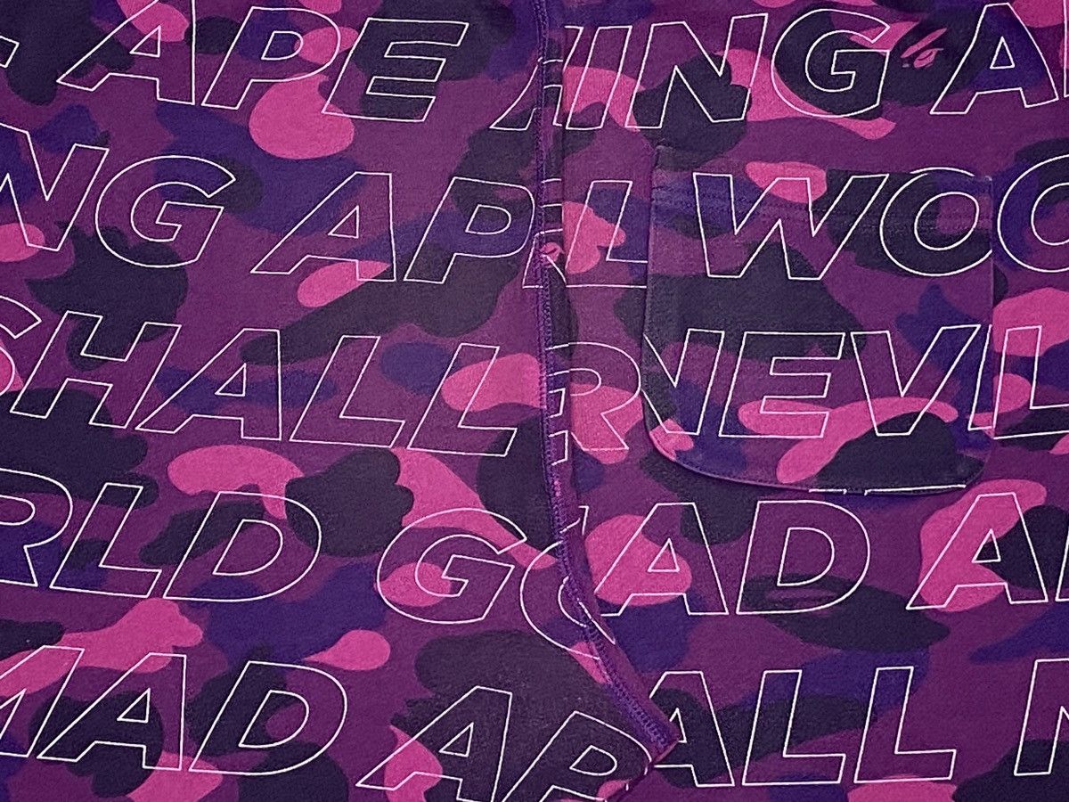 Bape Color Camo Motto Sweat Pants Size US 34 / EU 50 - 15 Thumbnail