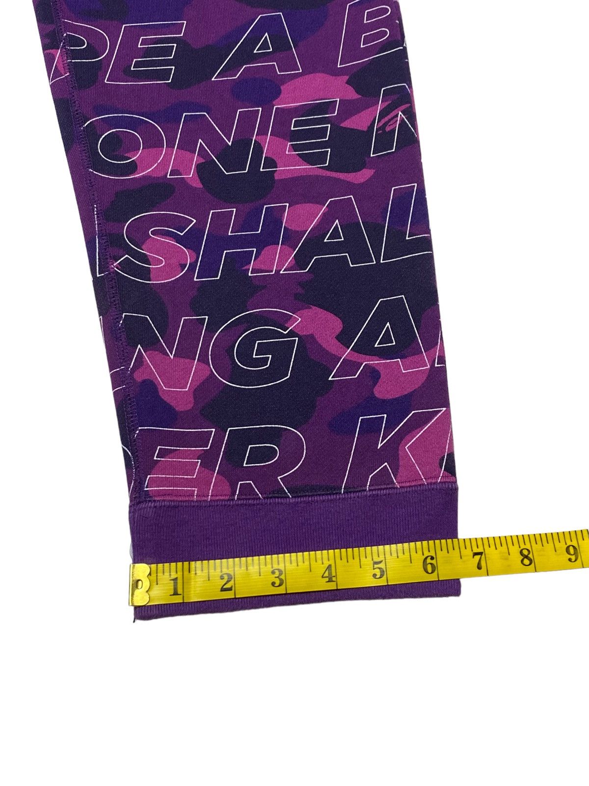 Bape Color Camo Motto Sweat Pants Size US 34 / EU 50 - 9 Thumbnail