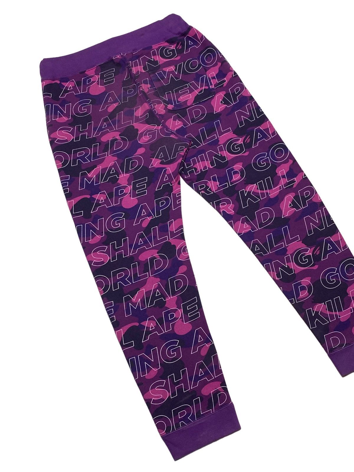 Bape Color Camo Motto Sweat Pants Size US 34 / EU 50 - 23 Thumbnail