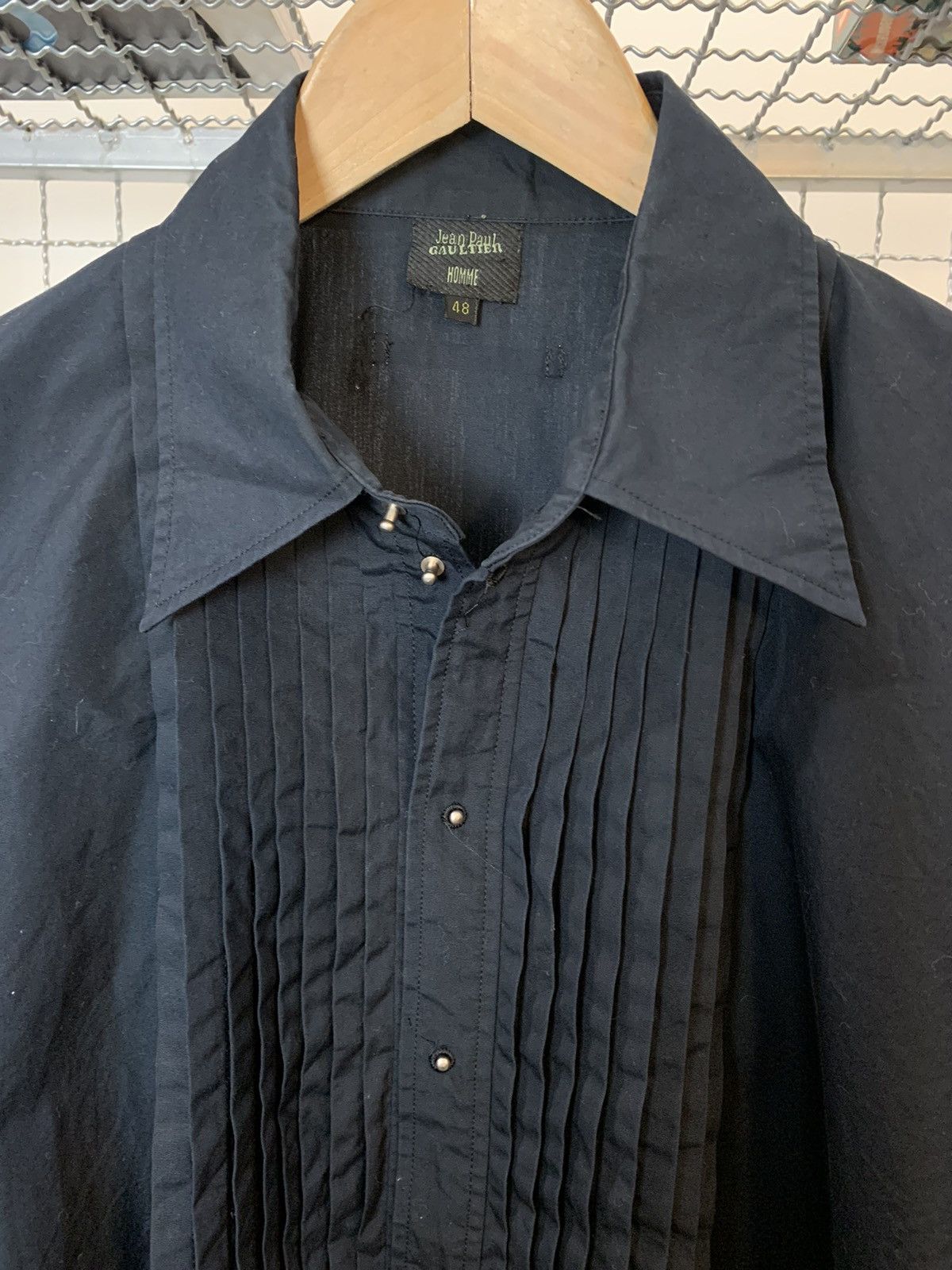 Jean Paul Gaultier Jean Paul Gaultier JPG Homme Sleeveless Ruffle Shirt Size US XL / EU 56 / 4 - 6 Thumbnail