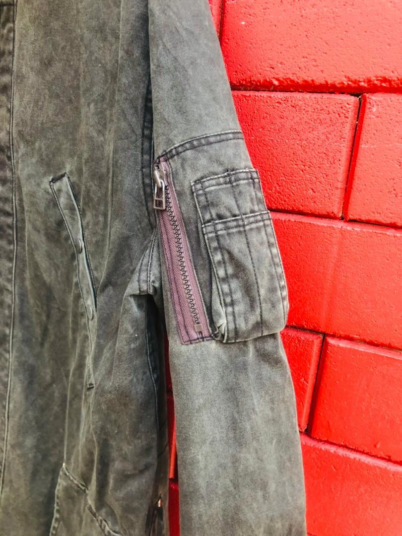 Japanese Brand Vintage MzP Big Pocket Hook Metal Zipper Designer Fashion Size US L / EU 52-54 / 3 - 9 Thumbnail