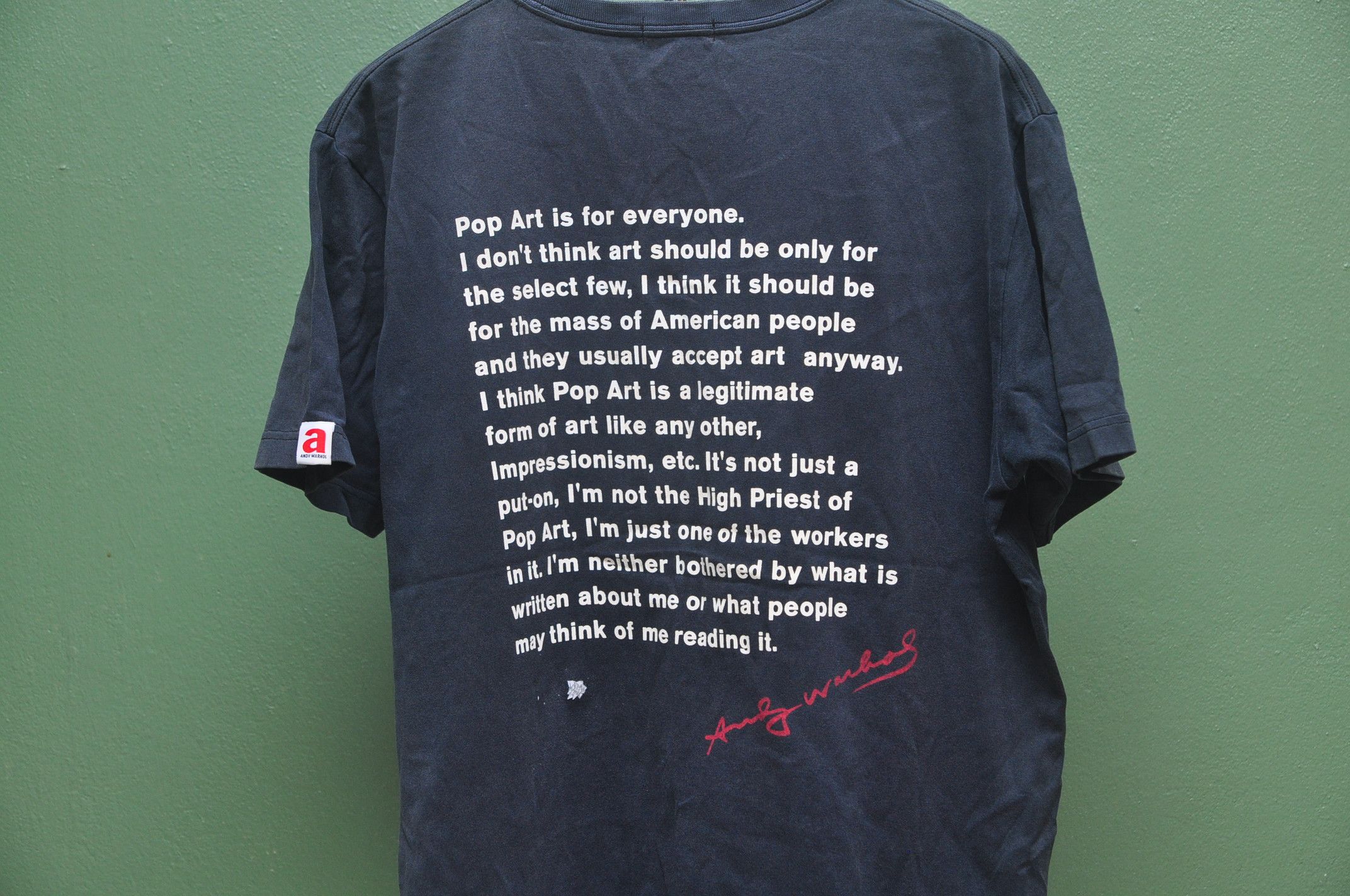 Andy Warhol Vintage Andy Warhol Full Print Style Fashion Size US L / EU 52-54 / 3 - 4 Thumbnail
