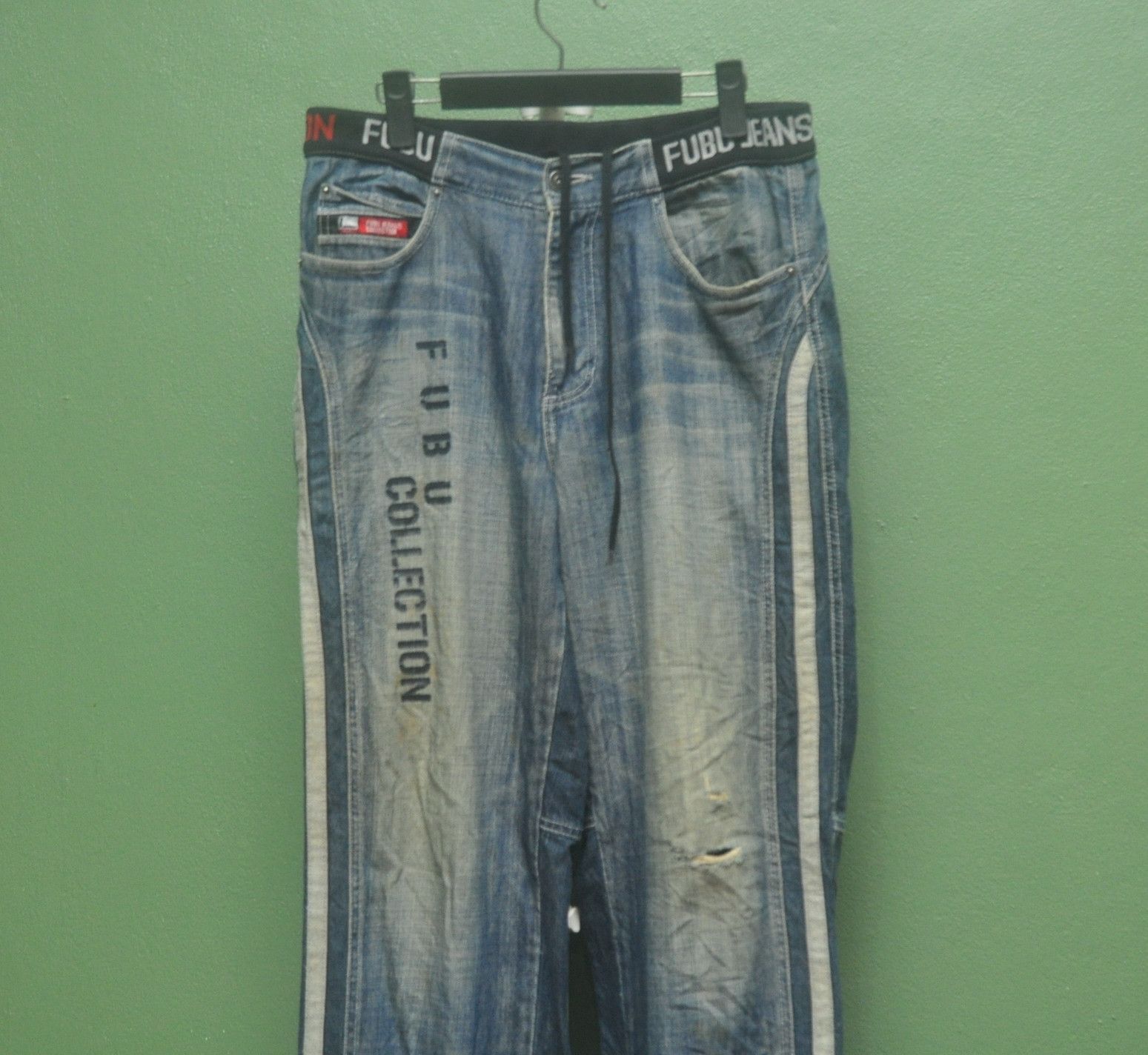 Fubu Vintage Fubu Jeans Hip Hop Denim Fashion Style Size US 34 / EU 50 - 3 Thumbnail