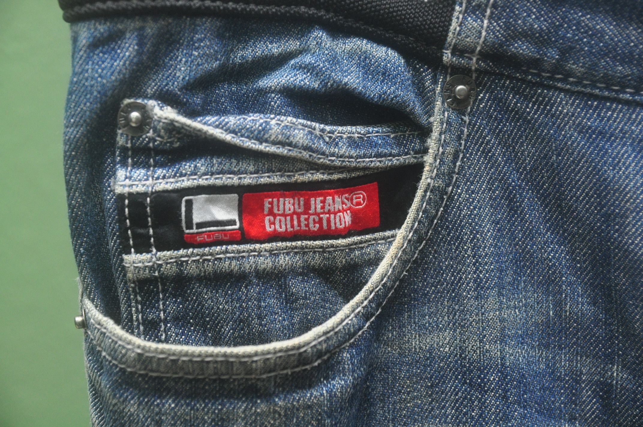 Fubu Vintage Fubu Jeans Hip Hop Denim Fashion Style Size US 34 / EU 50 - 9 Thumbnail