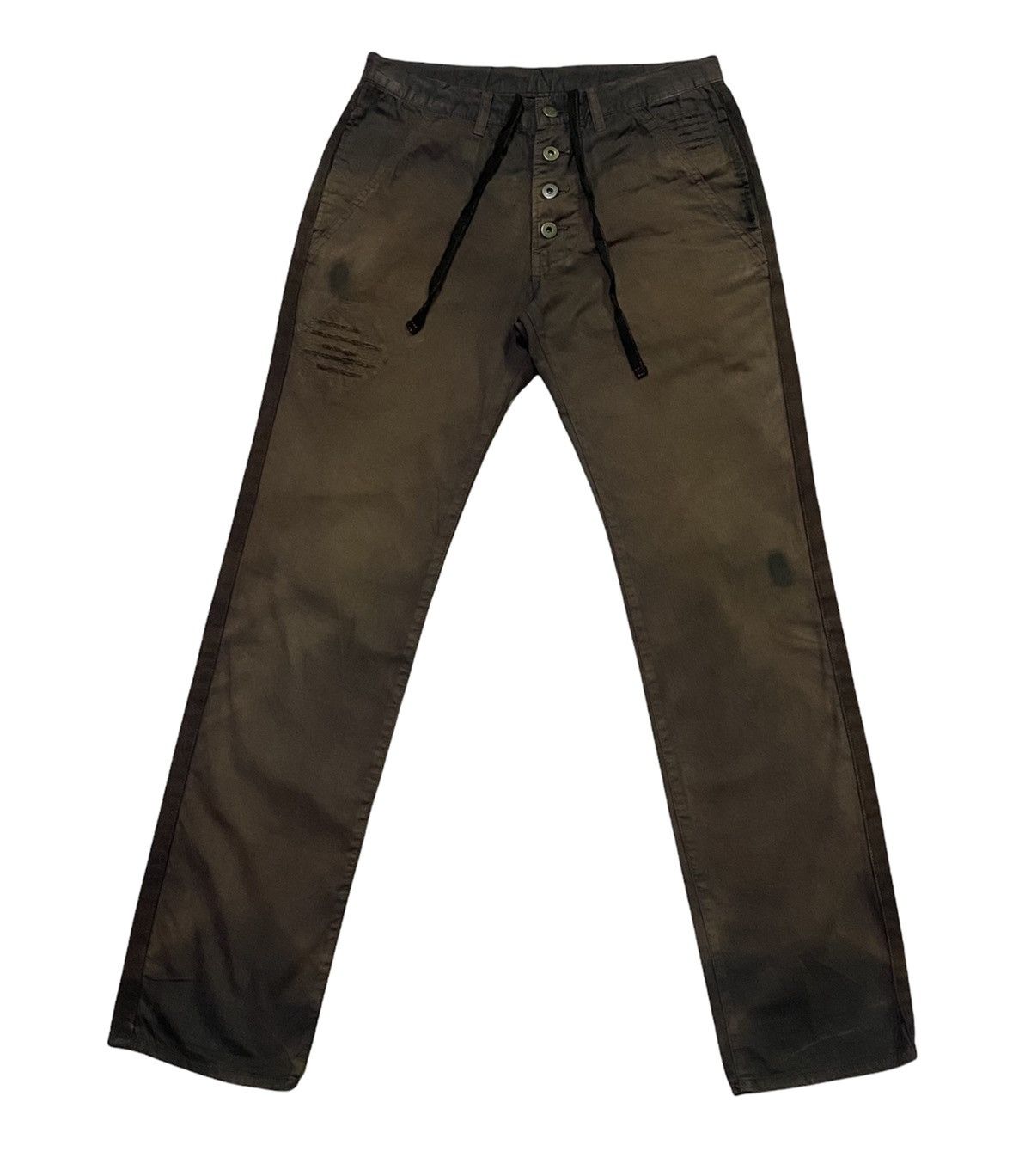 Japanese Brand × PPFM PPFM DISTRESSED PANTS BUTTON DESIGN Size US 31 - 2 Thumbnail
