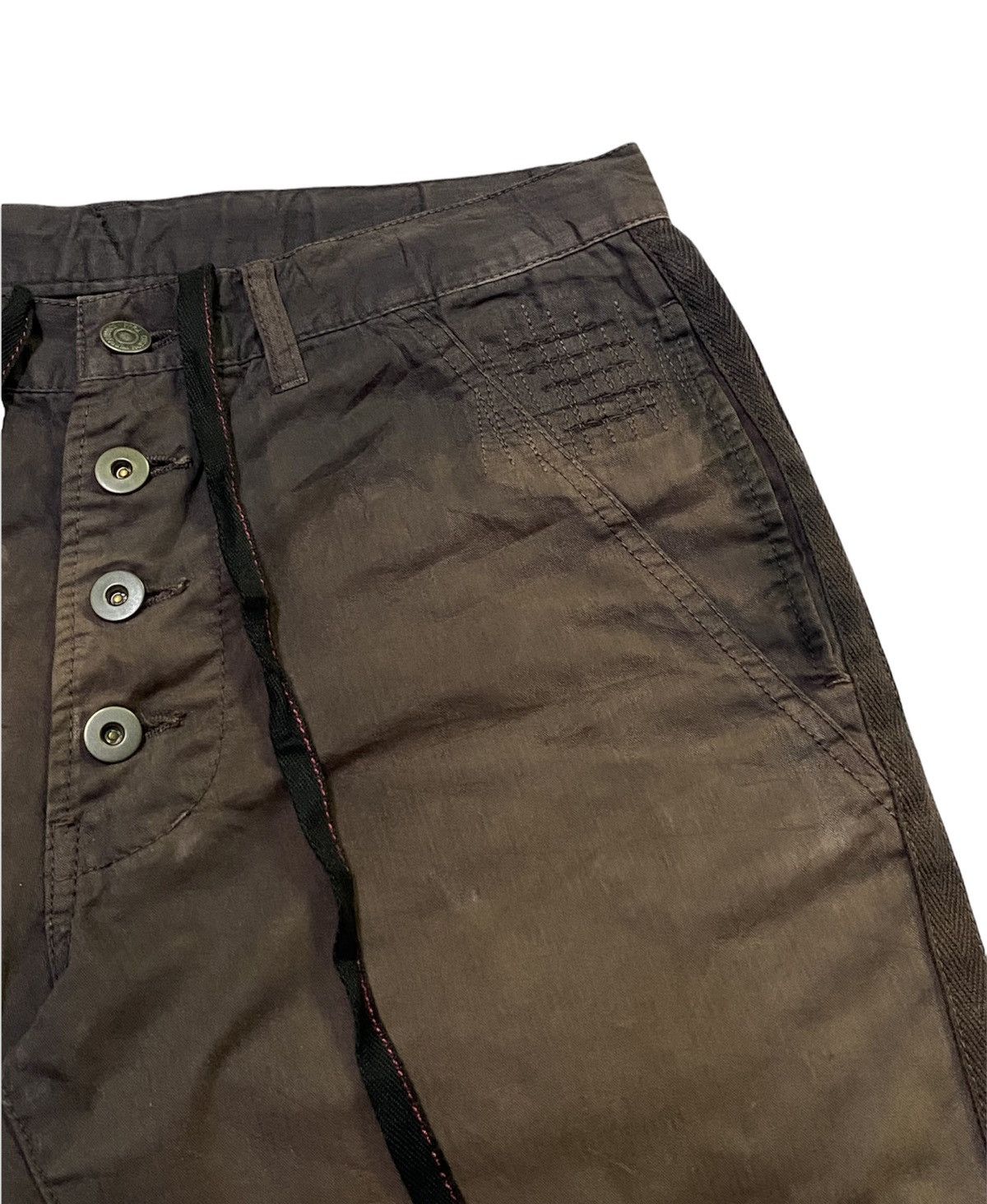 Japanese Brand × PPFM PPFM DISTRESSED PANTS BUTTON DESIGN Size US 31 - 17 Thumbnail