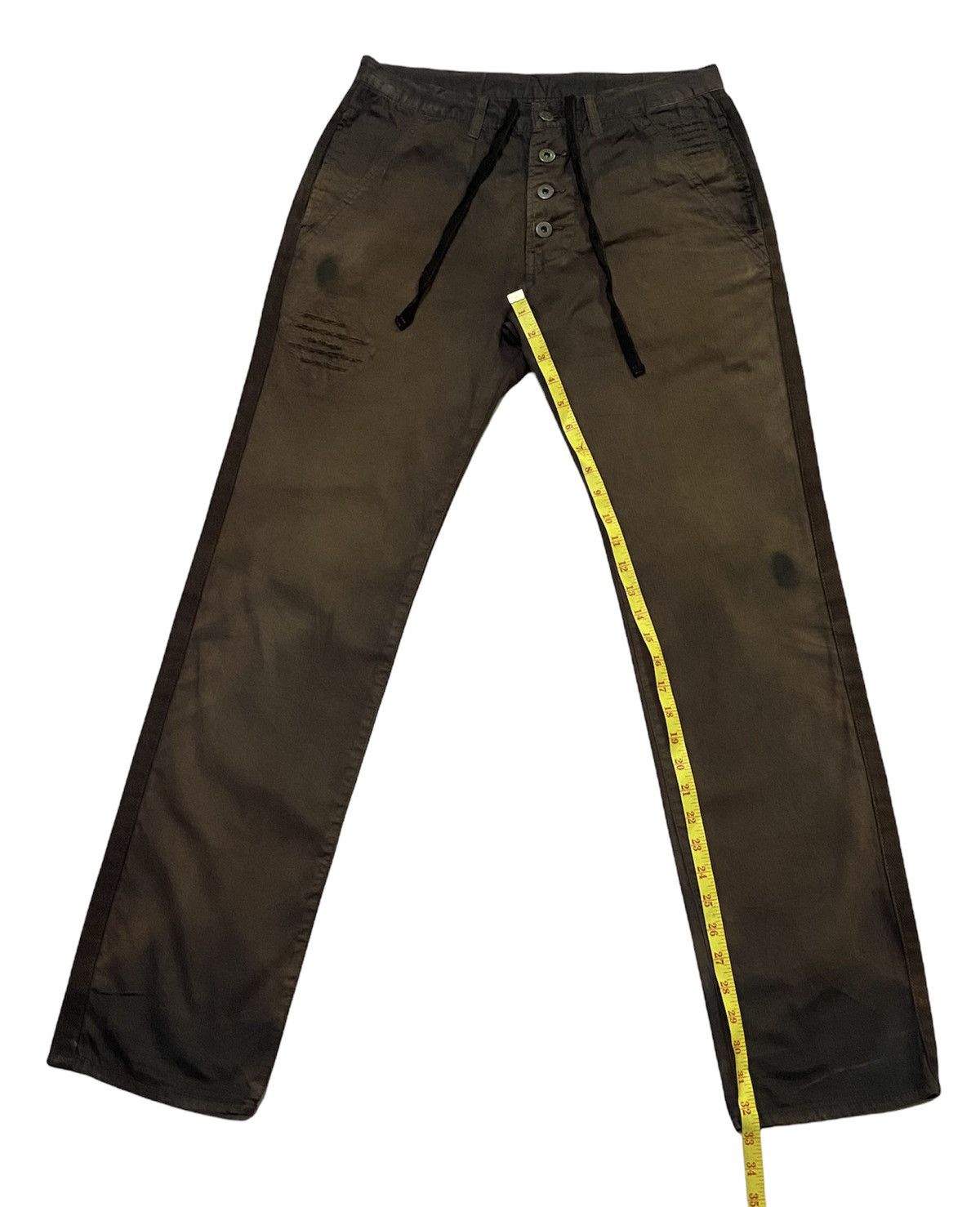 Japanese Brand × PPFM PPFM DISTRESSED PANTS BUTTON DESIGN Size US 31 - 7 Thumbnail