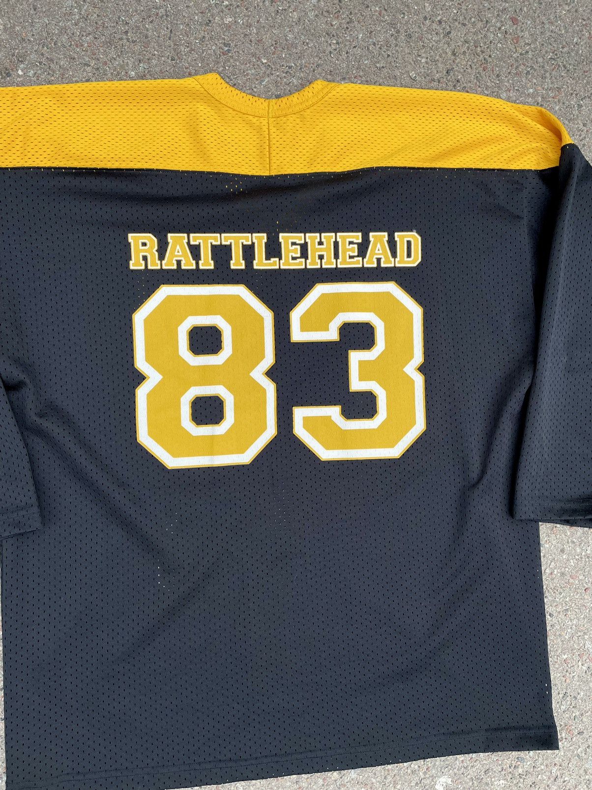 Megadeth × Vintage Megadeth Vintage 90s Rare 83 Rattlehead Hockey Jersey USA Size US XL / EU 56 / 4 - 5 Thumbnail