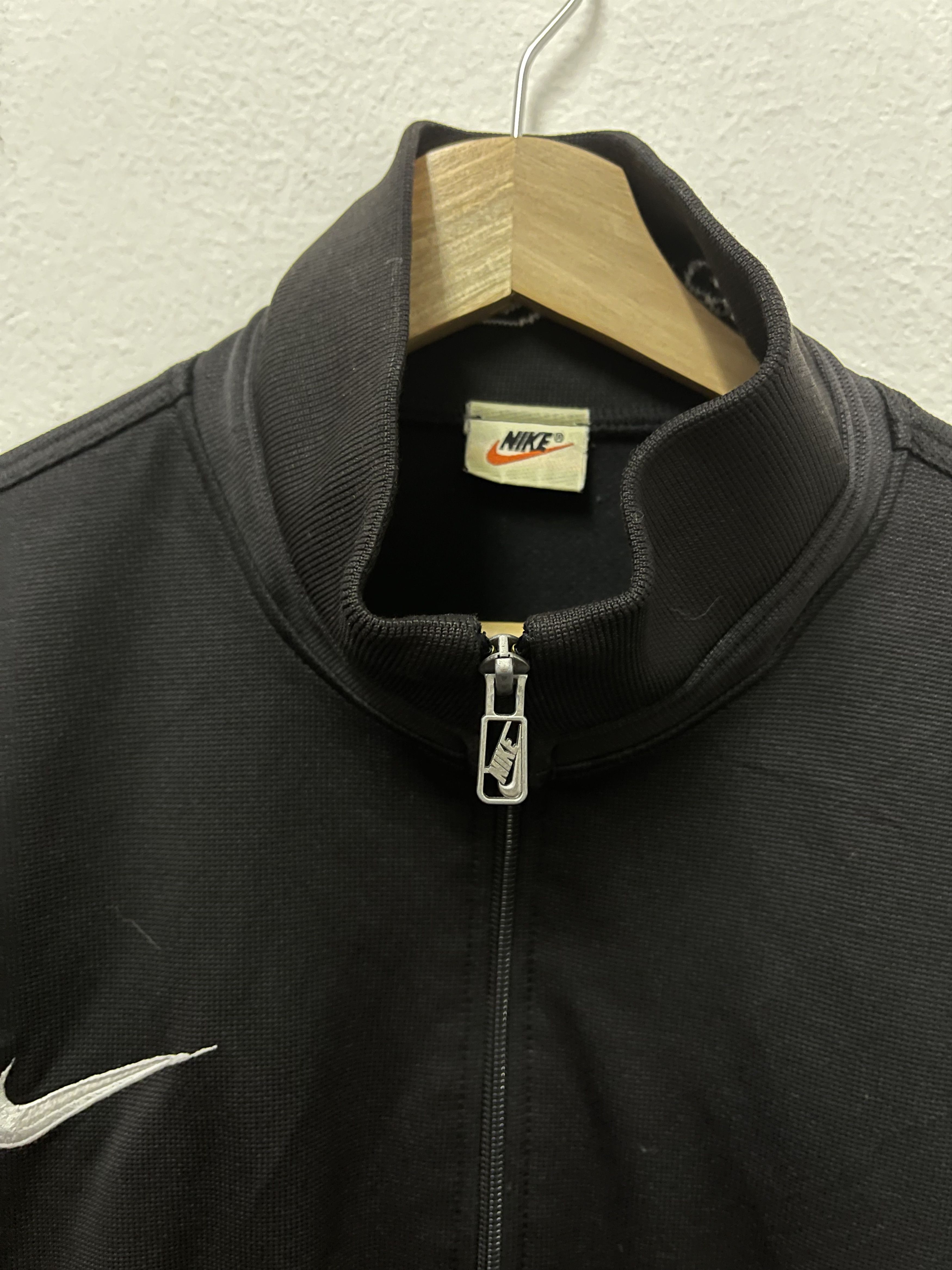 Nike × Vintage Vintage 90s Nike Swoosh Mini Logo Zip Up Jacket Size US M / EU 48-50 / 2 - 3 Thumbnail