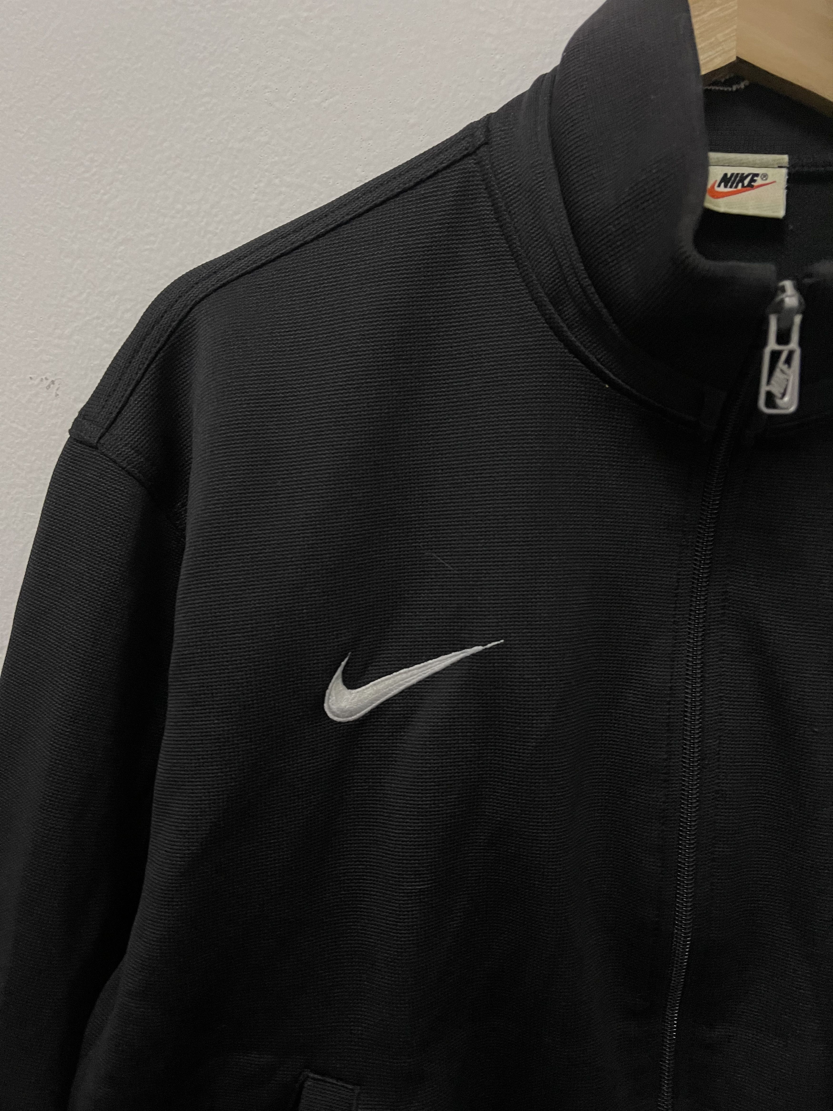 Nike × Vintage Vintage 90s Nike Swoosh Mini Logo Zip Up Jacket Size US M / EU 48-50 / 2 - 2 Thumbnail
