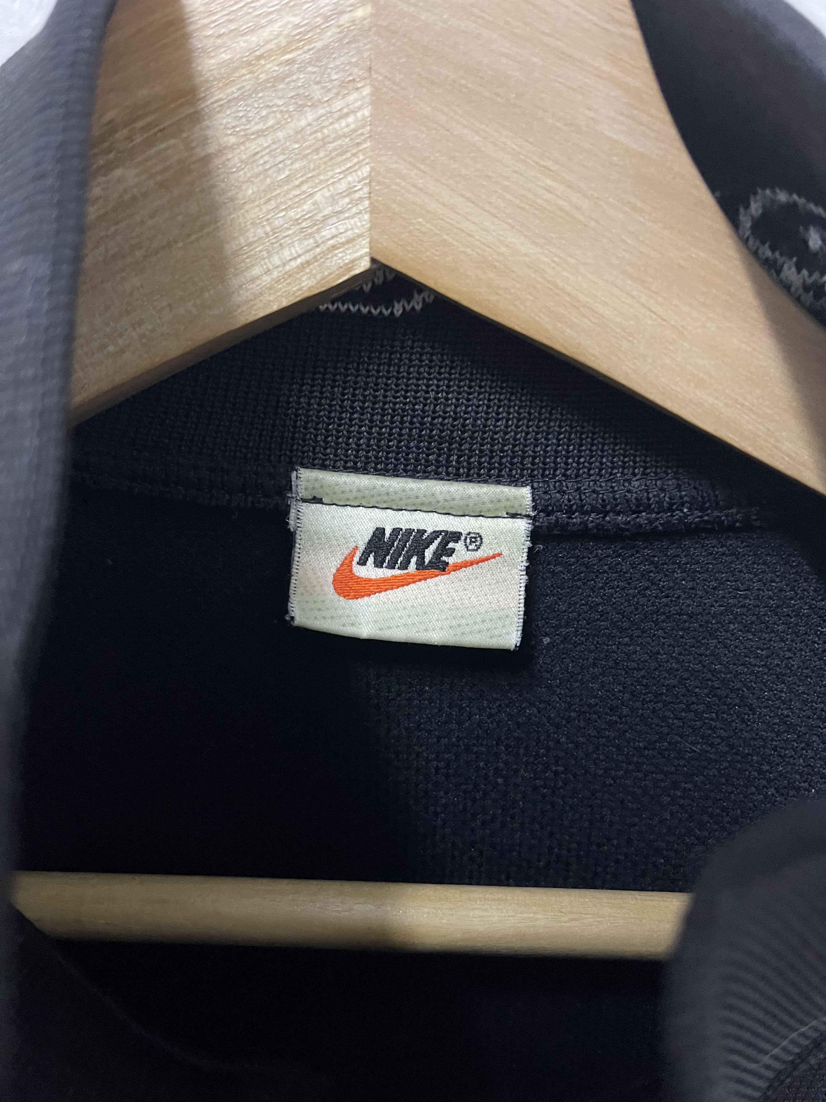 Nike × Vintage Vintage 90s Nike Swoosh Mini Logo Zip Up Jacket Size US M / EU 48-50 / 2 - 10 Thumbnail