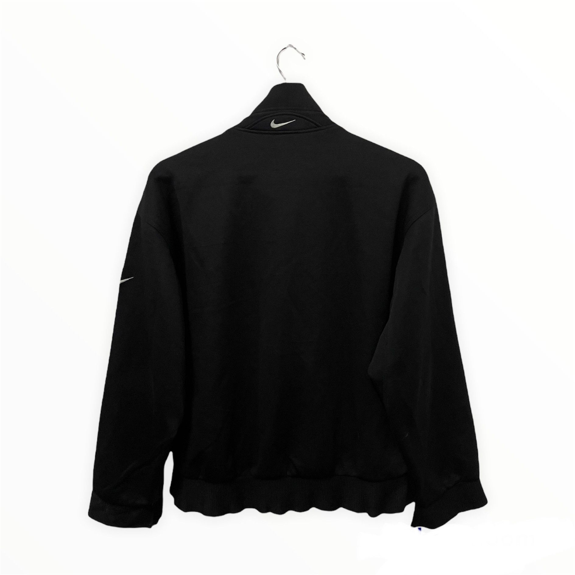 Nike × Vintage Vintage 90s Nike Swoosh Mini Logo Zip Up Jacket Size US M / EU 48-50 / 2 - 7 Thumbnail