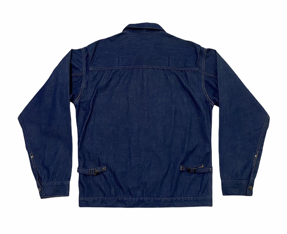 Bape × Vintage A BATHING APE ( BAPE ) GOREWINDSTOPPER DENIM JACKET 