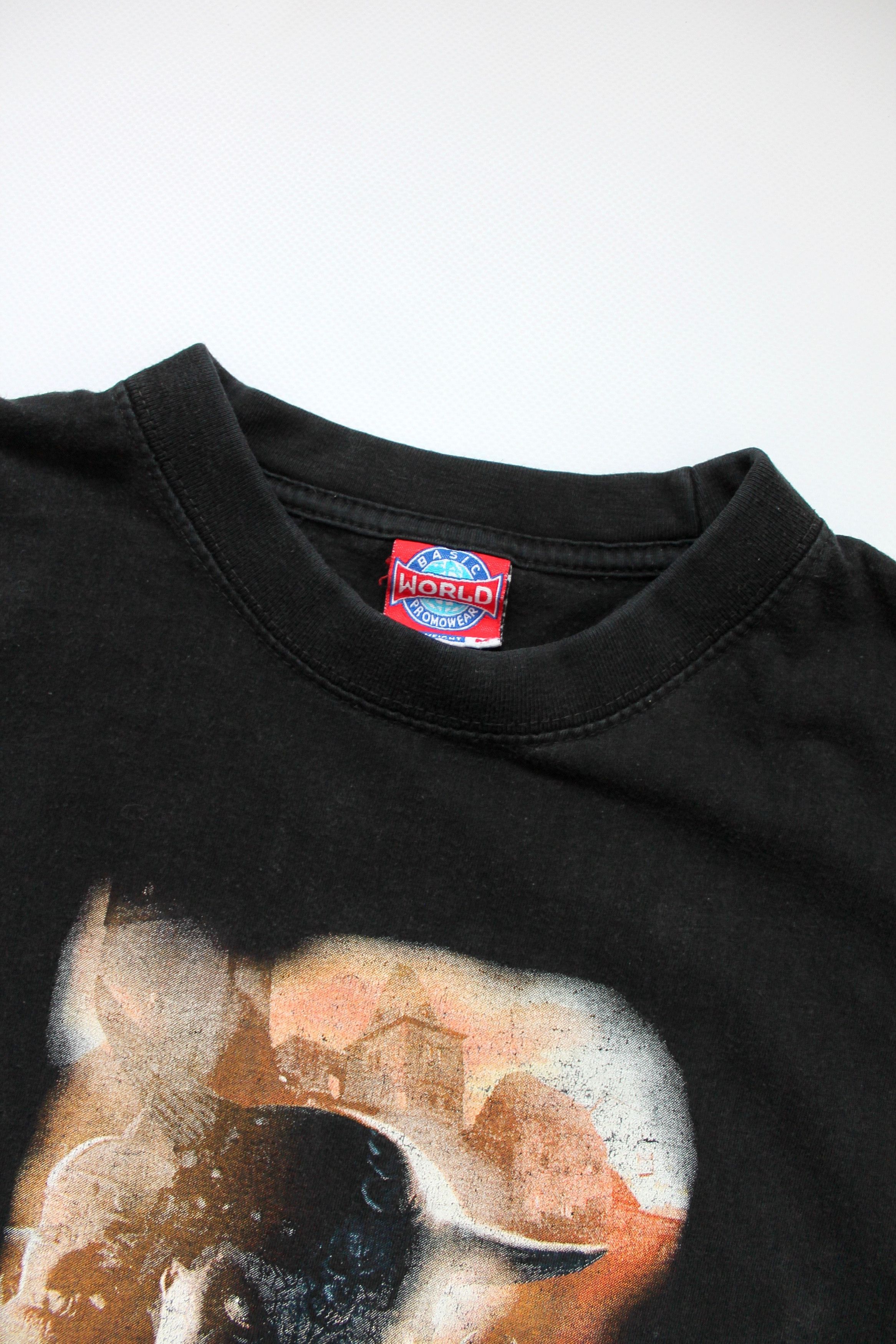 Vintage Vintage! Halloween Burg Frankenstein T-shirt Faded Black Size US M / EU 48-50 / 2 - 4 Thumbnail