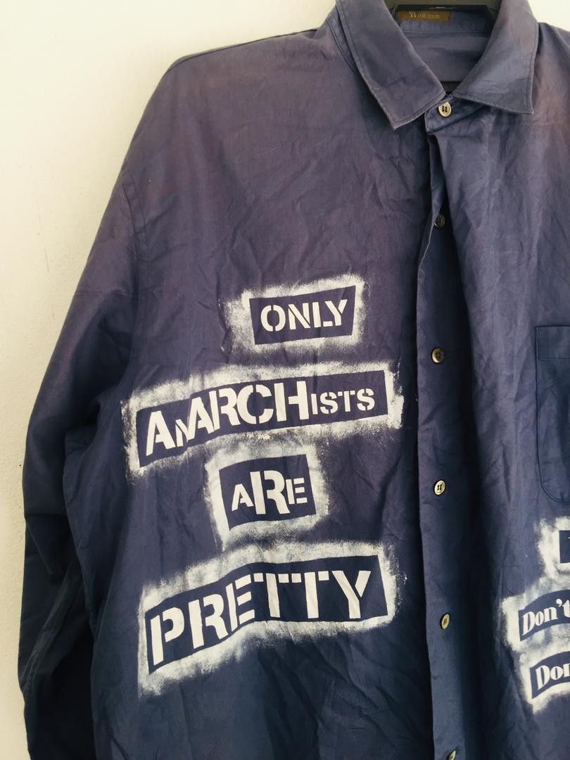 Yohji Yamamoto Vintage Yohji Yamamoto Japanese Designer Long Sleeve Shirt Size US XL / EU 56 / 4 - 5 Thumbnail