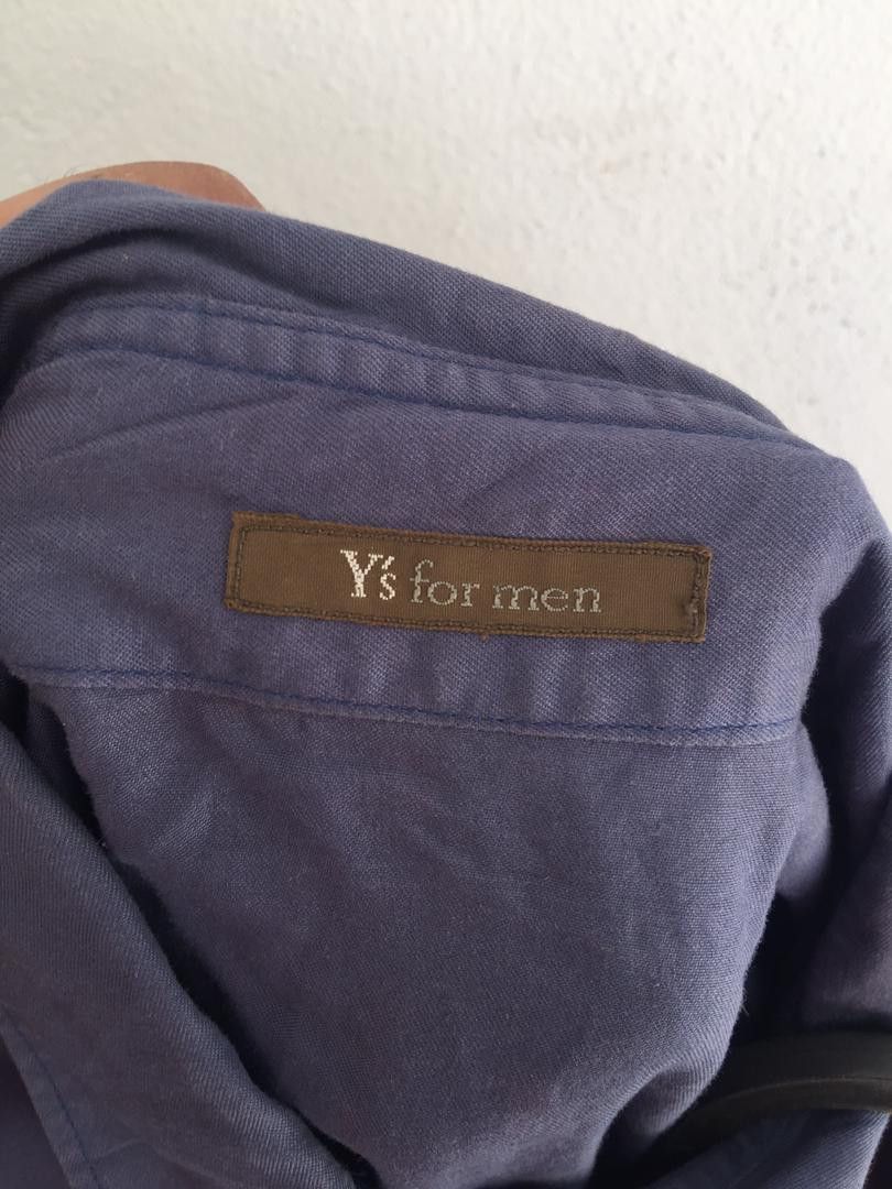 Yohji Yamamoto Vintage Yohji Yamamoto Japanese Designer Long Sleeve Shirt Size US XL / EU 56 / 4 - 4 Thumbnail