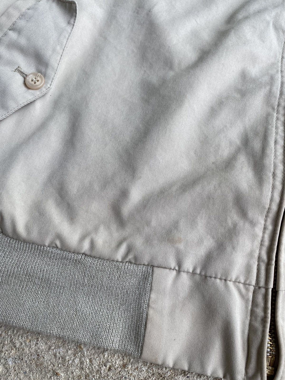 Lacoste × Vintage Vintage Lacoste Embroidered Logo Khaki Zip Up Jacket Size US XL / EU 56 / 4 - 9 Thumbnail