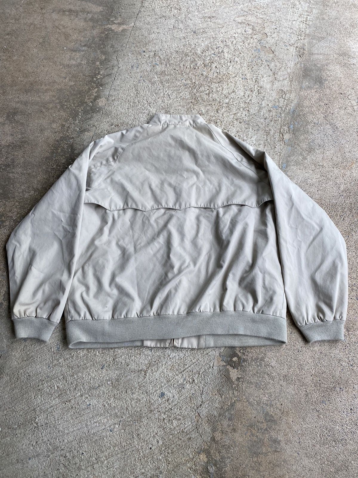 Lacoste × Vintage Vintage Lacoste Embroidered Logo Khaki Zip Up Jacket Size US XL / EU 56 / 4 - 11 Thumbnail