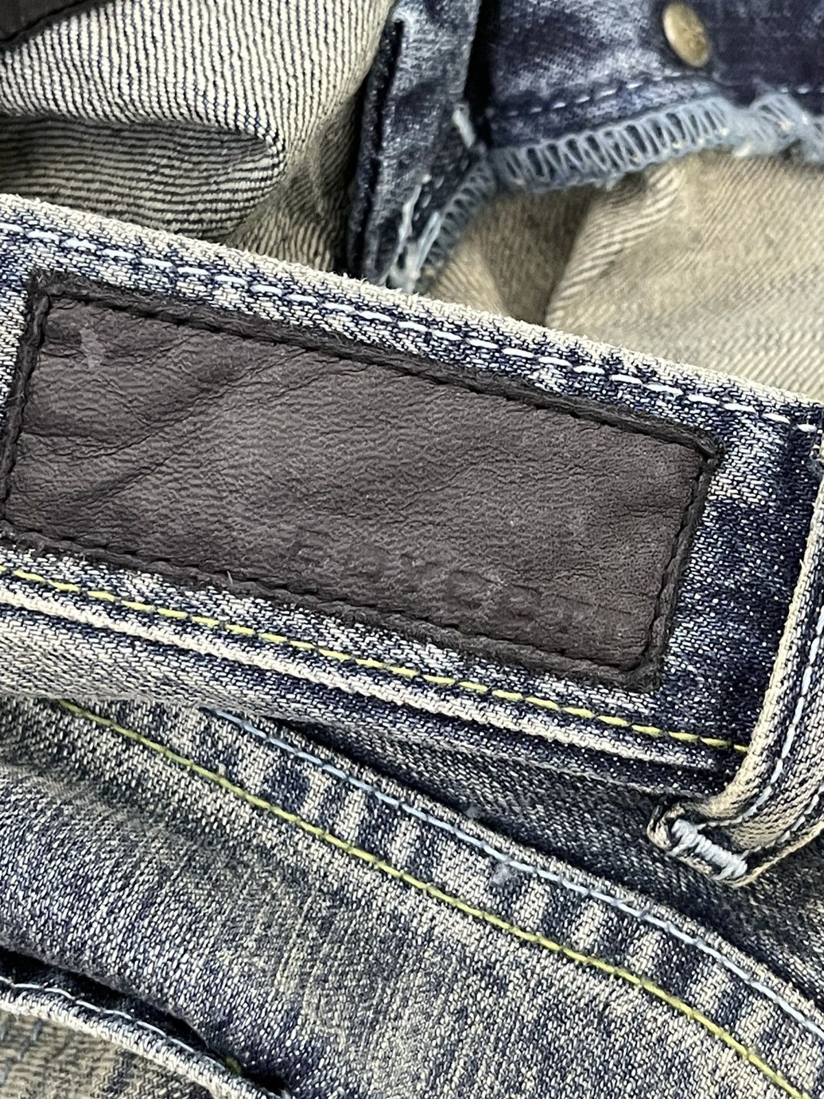 Japanese Brand Flare Jeans Boycott Distress Denim Low Rise Boot Cut 1🟦8 Size US 30 / EU 46 - 18 Thumbnail