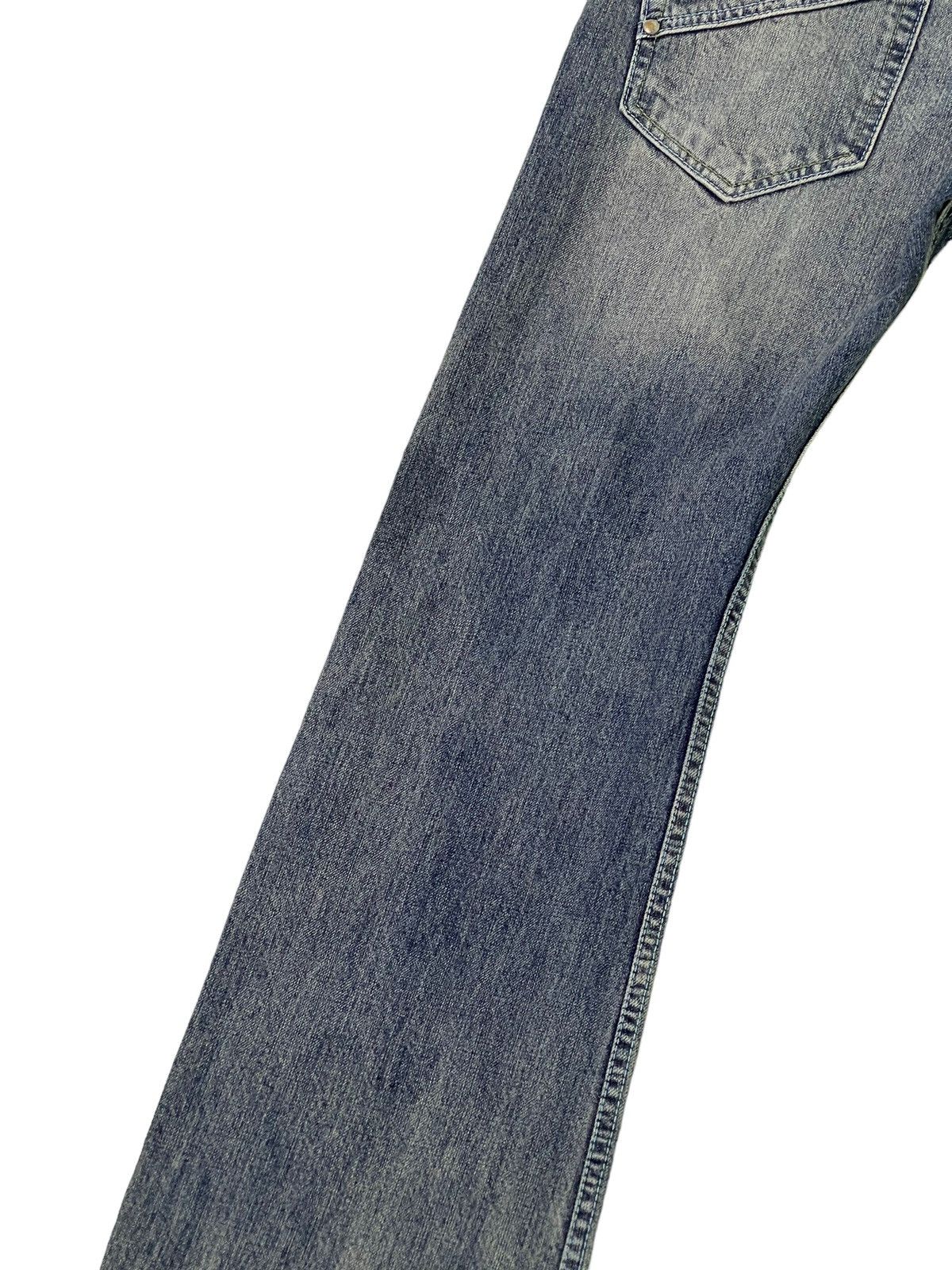 Japanese Brand Flare Jeans Boycott Distress Denim Low Rise Boot Cut 1🟦8 Size US 30 / EU 46 - 15 Thumbnail
